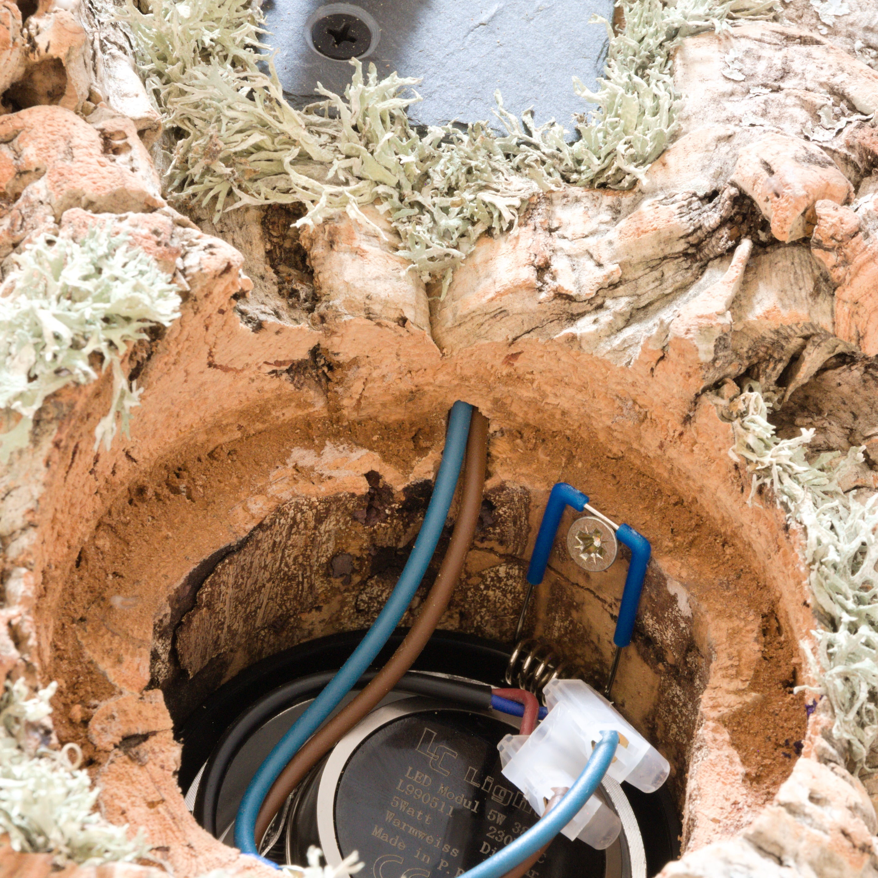 verKORKst Premium Hängelampe aus Korkrinde * verschiedene Modelle und Größen * Vintage Deckenleuchte * Exklusive Hängelampe