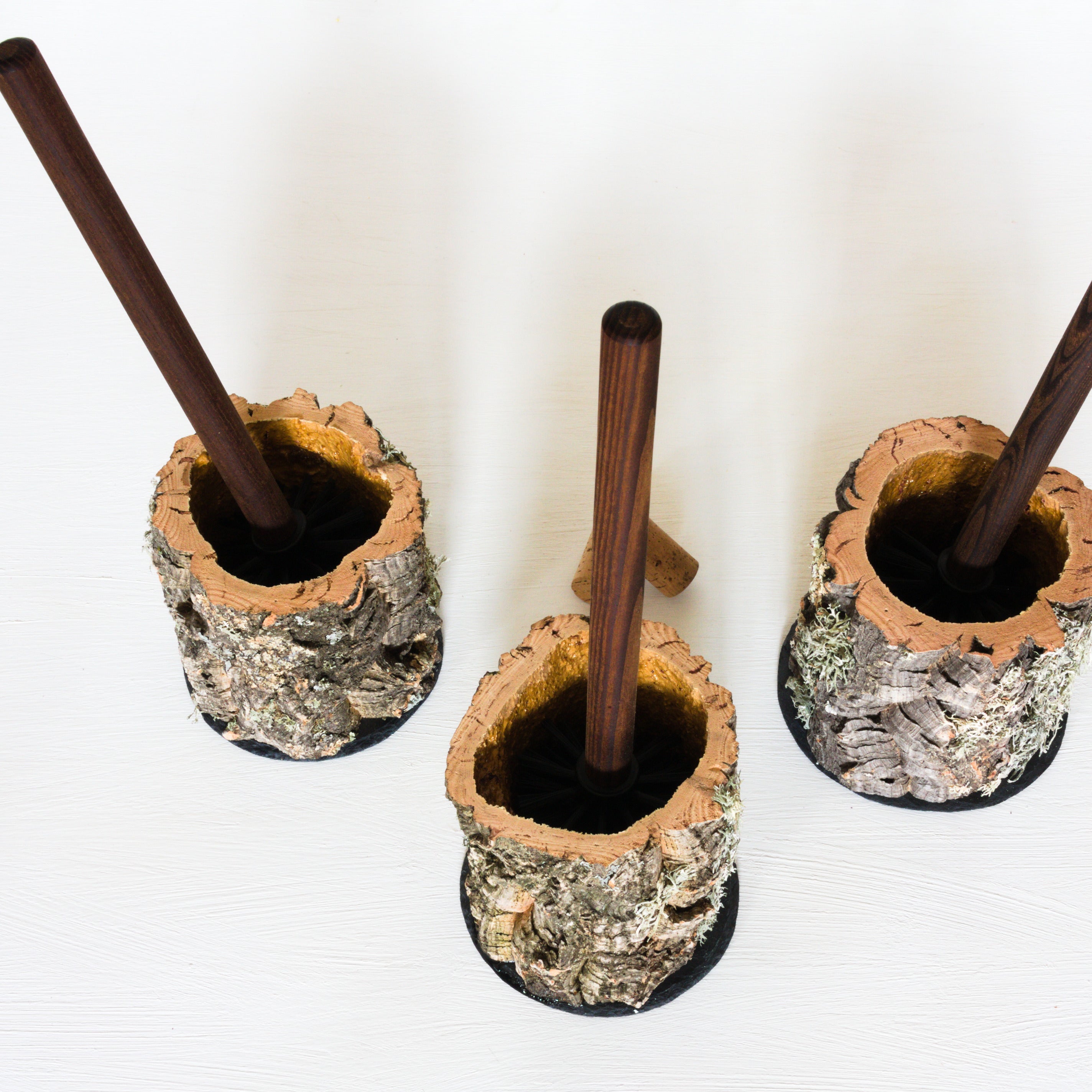 verKORKst Premium Toilettenbürstenhalter aus Korkrinde * Vintage Klobürstenhalter * Toilettenbürste * Klobürste als Badezimmer-Accessoire * handmade in Germany