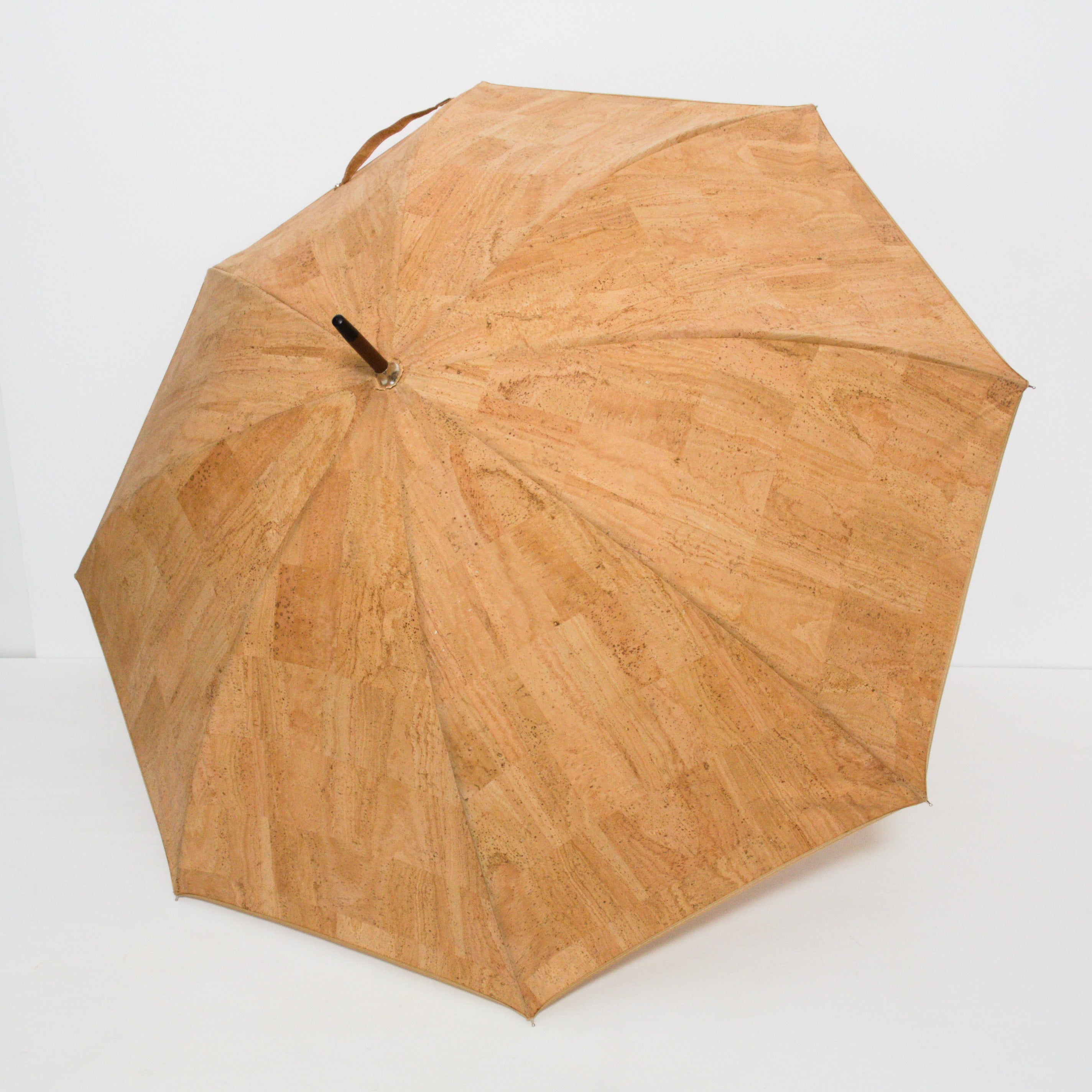Cork umbrella * vegan * umbrella for men and women * wooden handle * made in Portugal