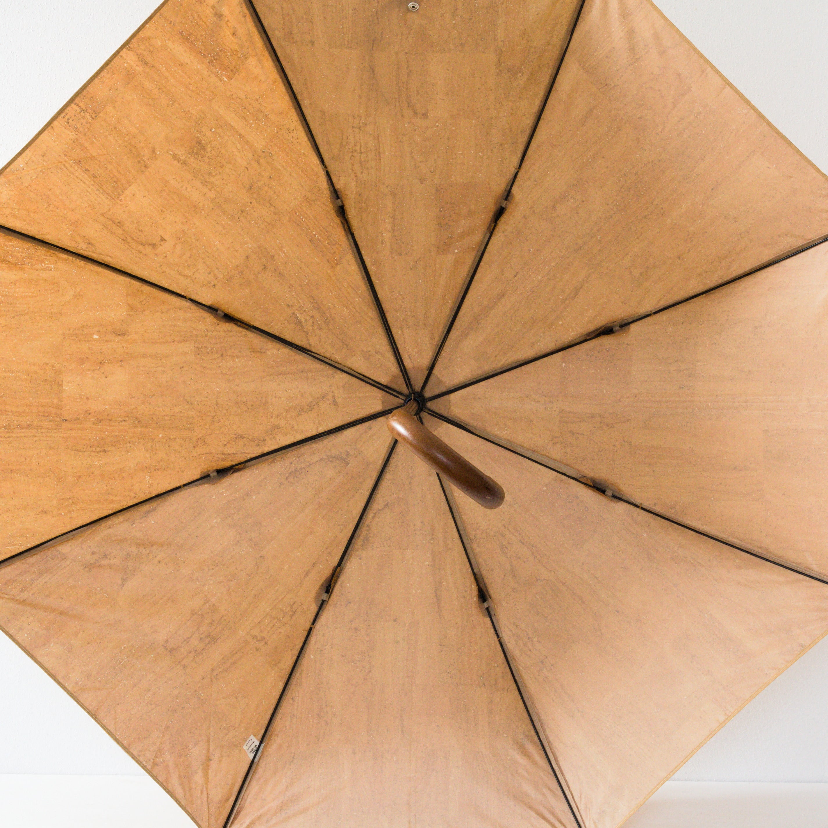 Cork umbrella * vegan * umbrella for men and women * wooden handle * made in Portugal