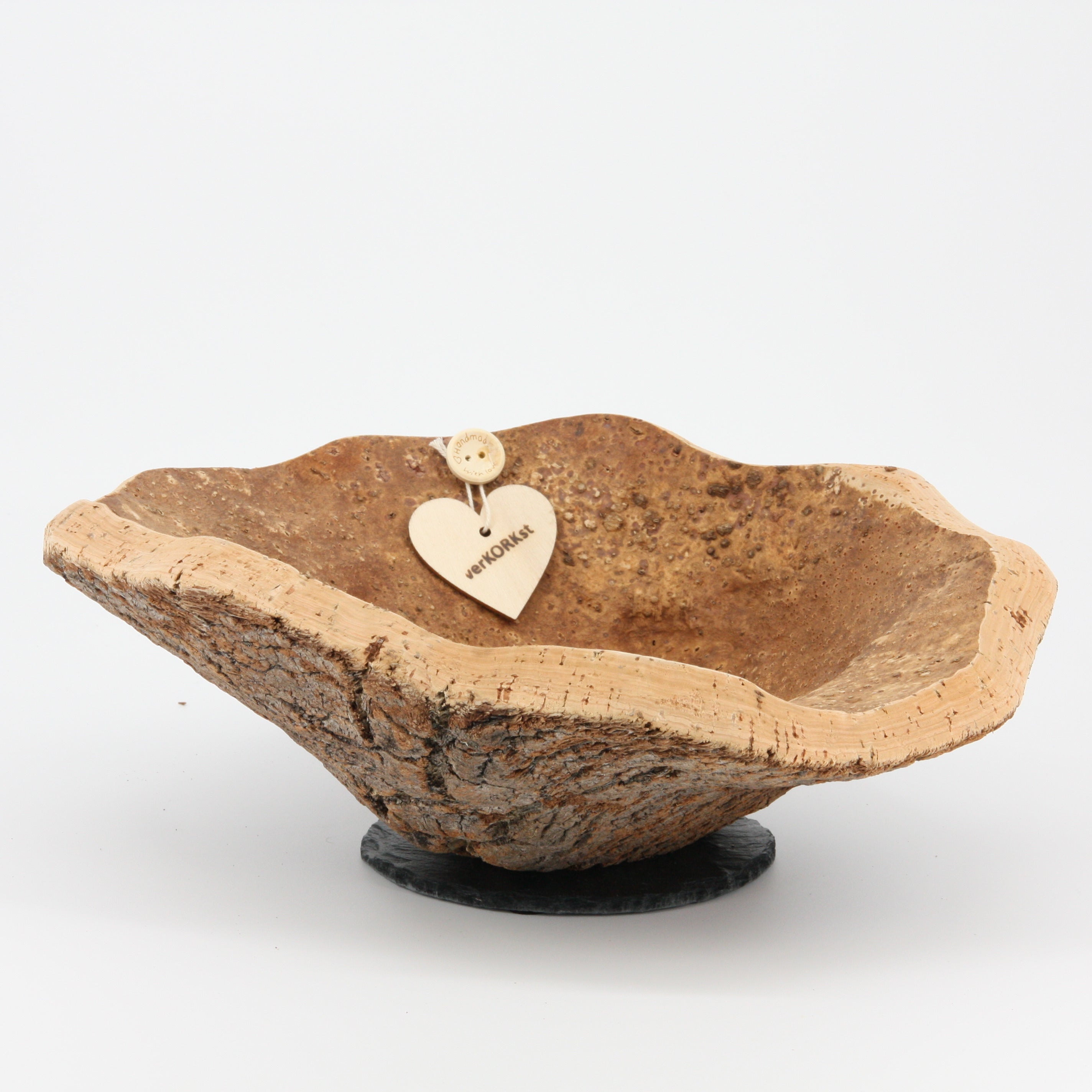 verKORKst Premium cork bowl *PROMOTION from EUR 23,00* * various sizes * fruit bowl bread bowl * storage bowl * decorative bowl for table office kitchen bathroom toilet