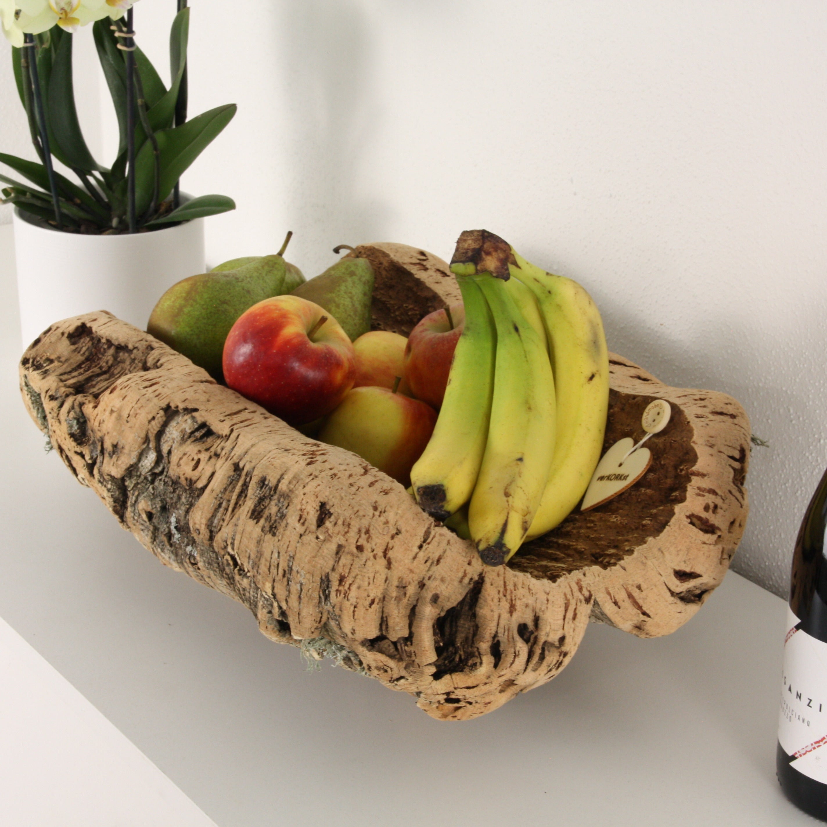 verKORKst Premium cork bowl *PROMOTION from EUR 23,00* * various sizes * fruit bowl bread bowl * storage bowl * decorative bowl for table office kitchen bathroom toilet