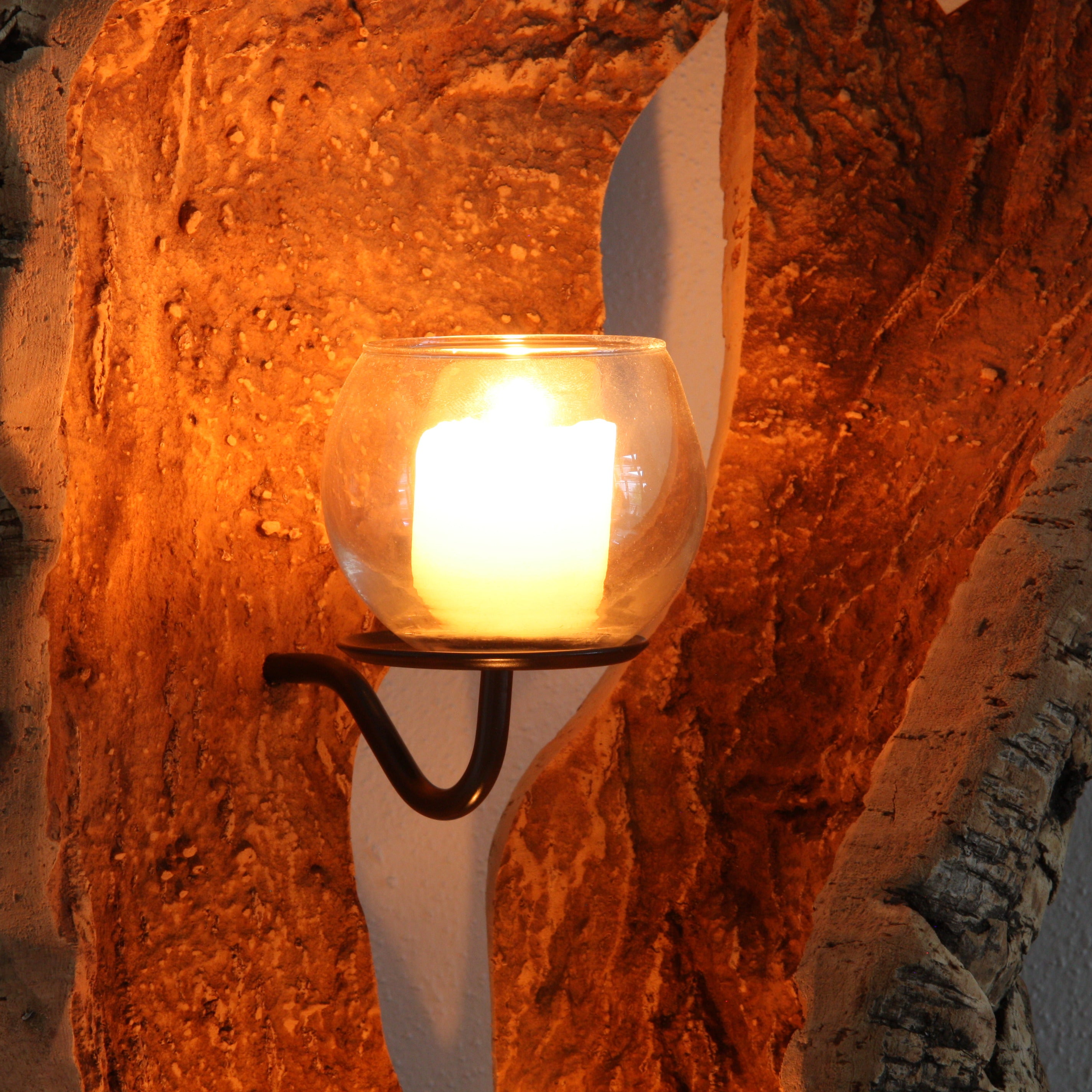 verKORKst Premium Windlicht aus Kork * Teelichthalter Kerzenhalter * rustikale Dekoration * hochwertige Deko Küche Wohnzimmer Terrasse
