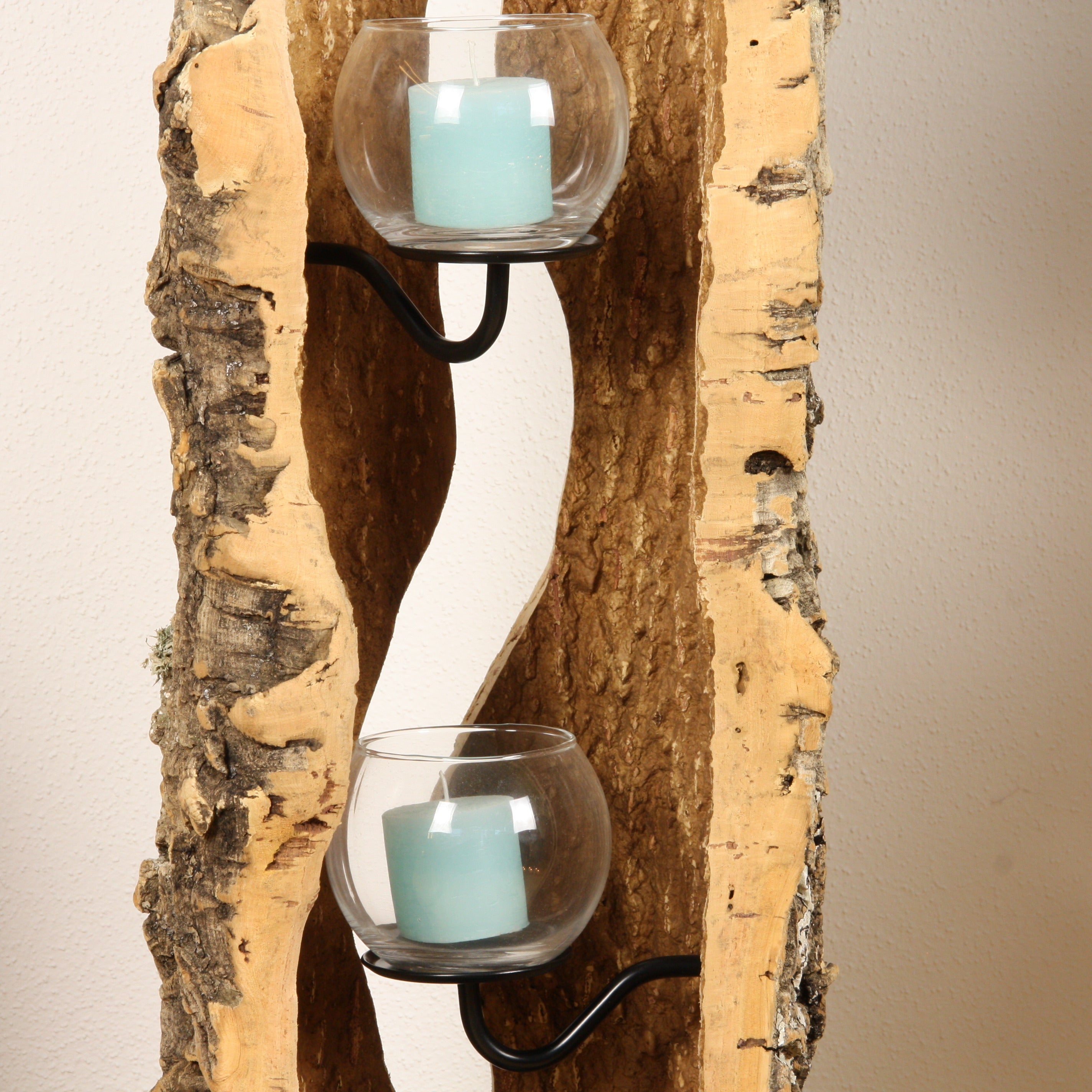 verKORKst Premium Windlicht aus Kork * Teelichthalter Kerzenhalter * rustikale Dekoration * hochwertige Deko Küche Wohnzimmer Terrasse