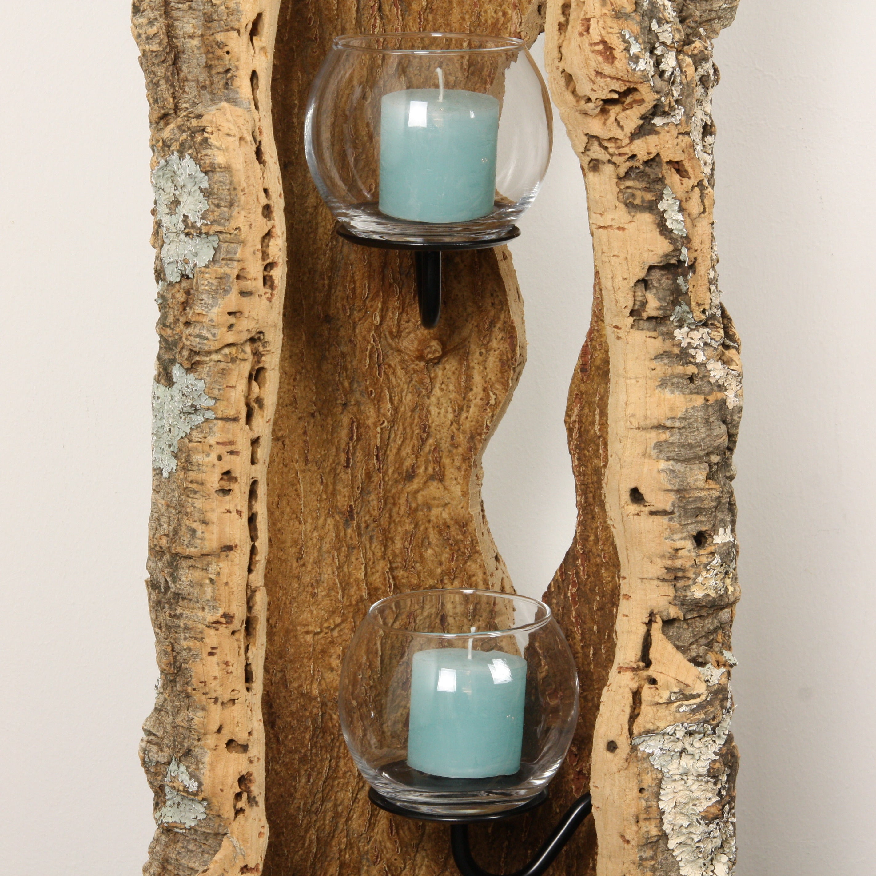 verKORKst Premium Windlicht aus Kork * Teelichthalter Kerzenhalter * rustikale Dekoration * hochwertige Deko Küche Wohnzimmer Terrasse