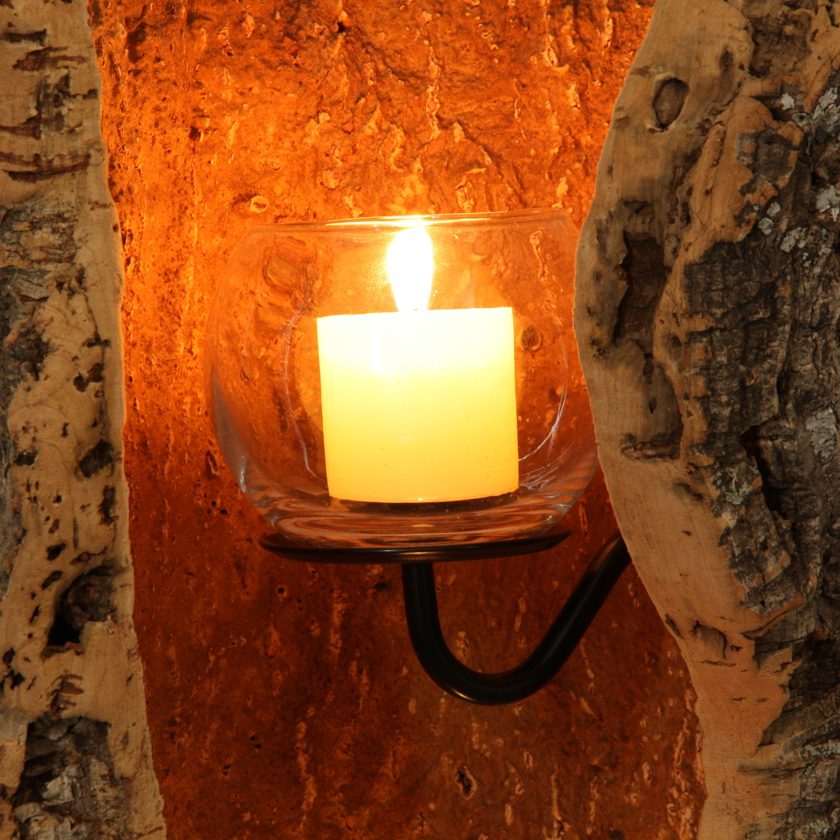 verKORKst Premium Windlicht aus Kork * Teelichthalter Kerzenhalter * rustikale Dekoration * hochwertige Deko Küche Wohnzimmer Terrasse