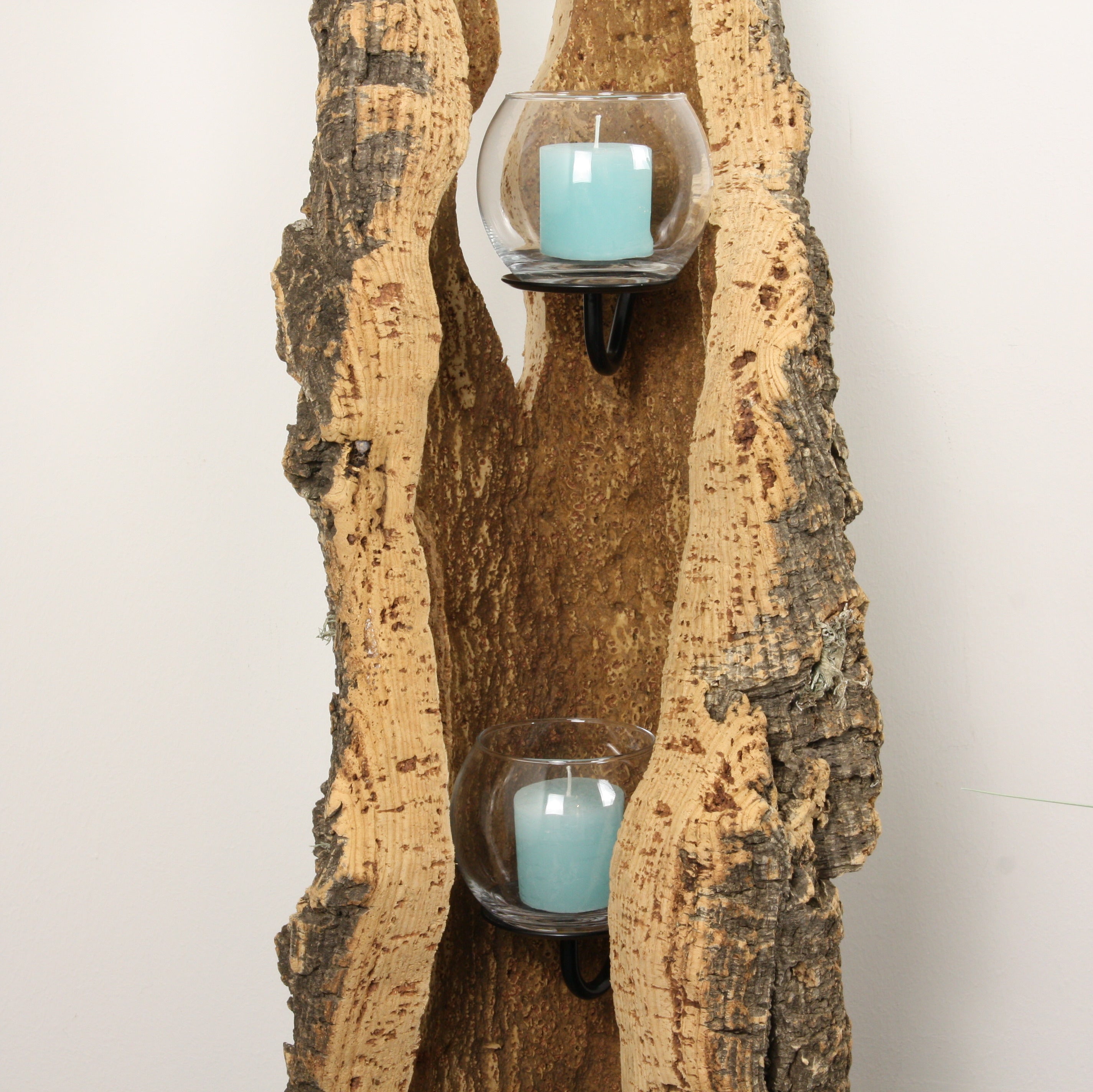 verKORKst Premium Windlicht aus Kork * Teelichthalter Kerzenhalter * rustikale Dekoration * hochwertige Deko Küche Wohnzimmer Terrasse