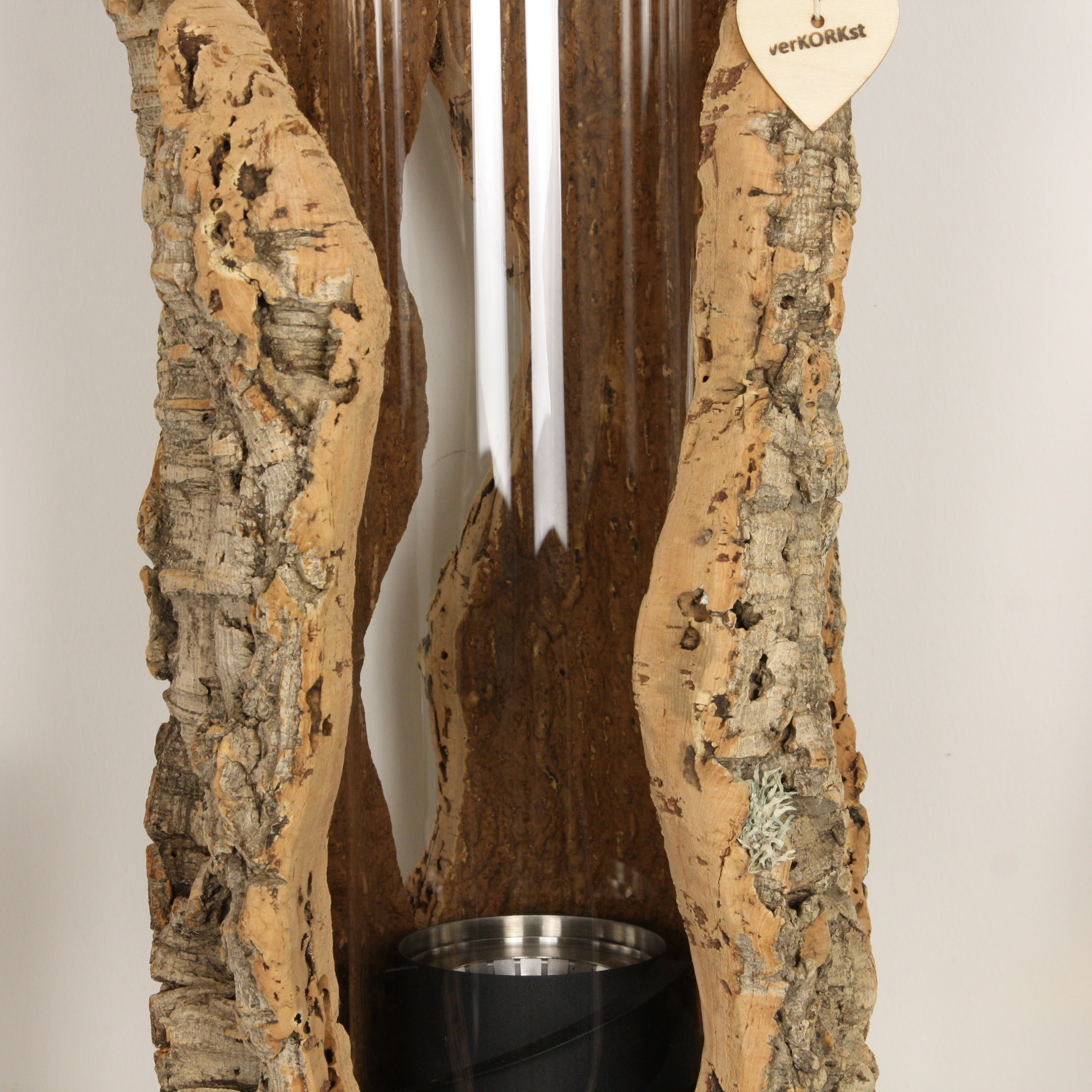 verKORKst Premium Table Fire in Cork Bark * various models and sizes * Indoor and Outdoor * no minimum distance * Table Fire SPIN900/SPIN1200 höfats Kempten