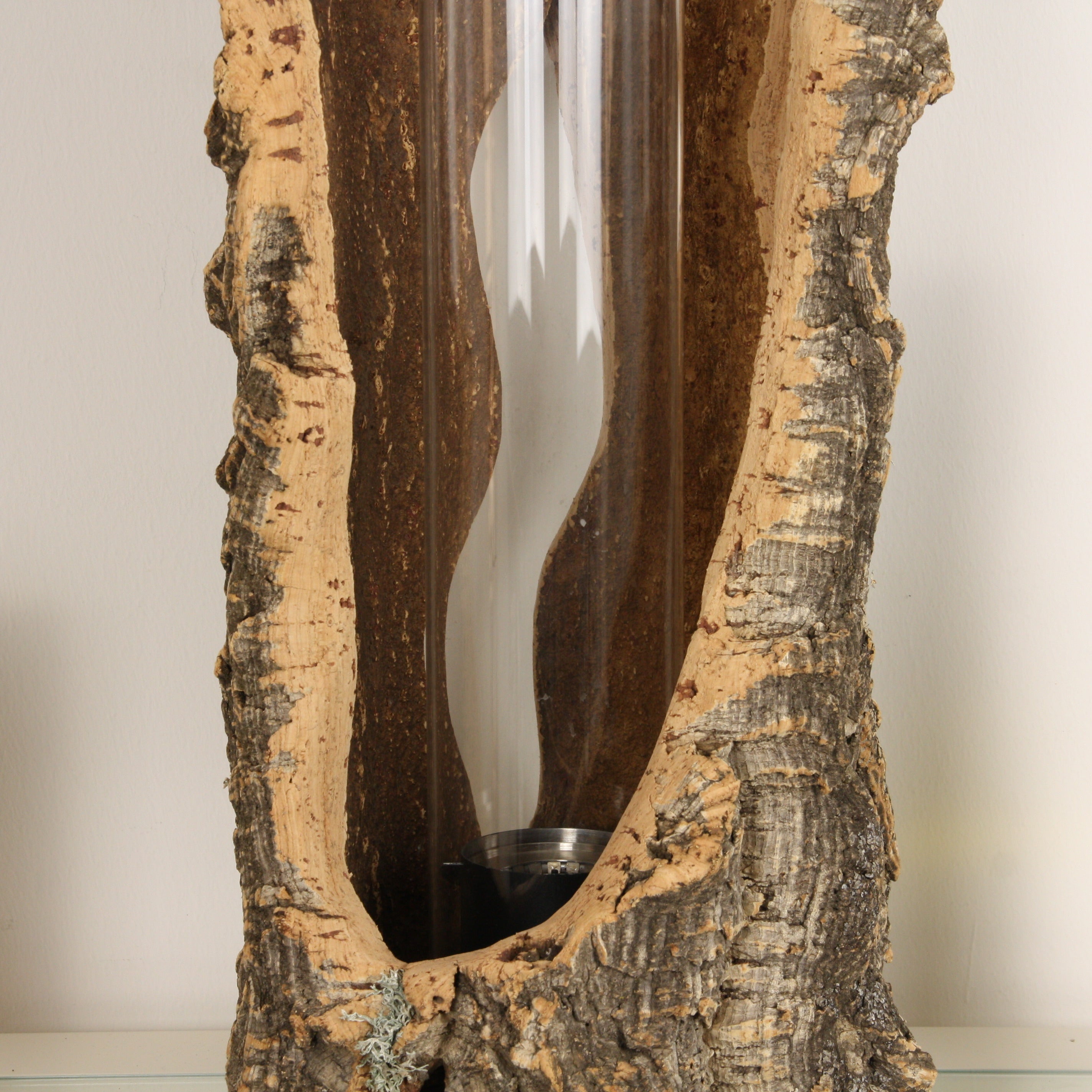 verKORKst Premium Table Fire in Cork Bark * various models and sizes * Indoor and Outdoor * no minimum distance * Table Fire SPIN900/SPIN1200 höfats Kempten