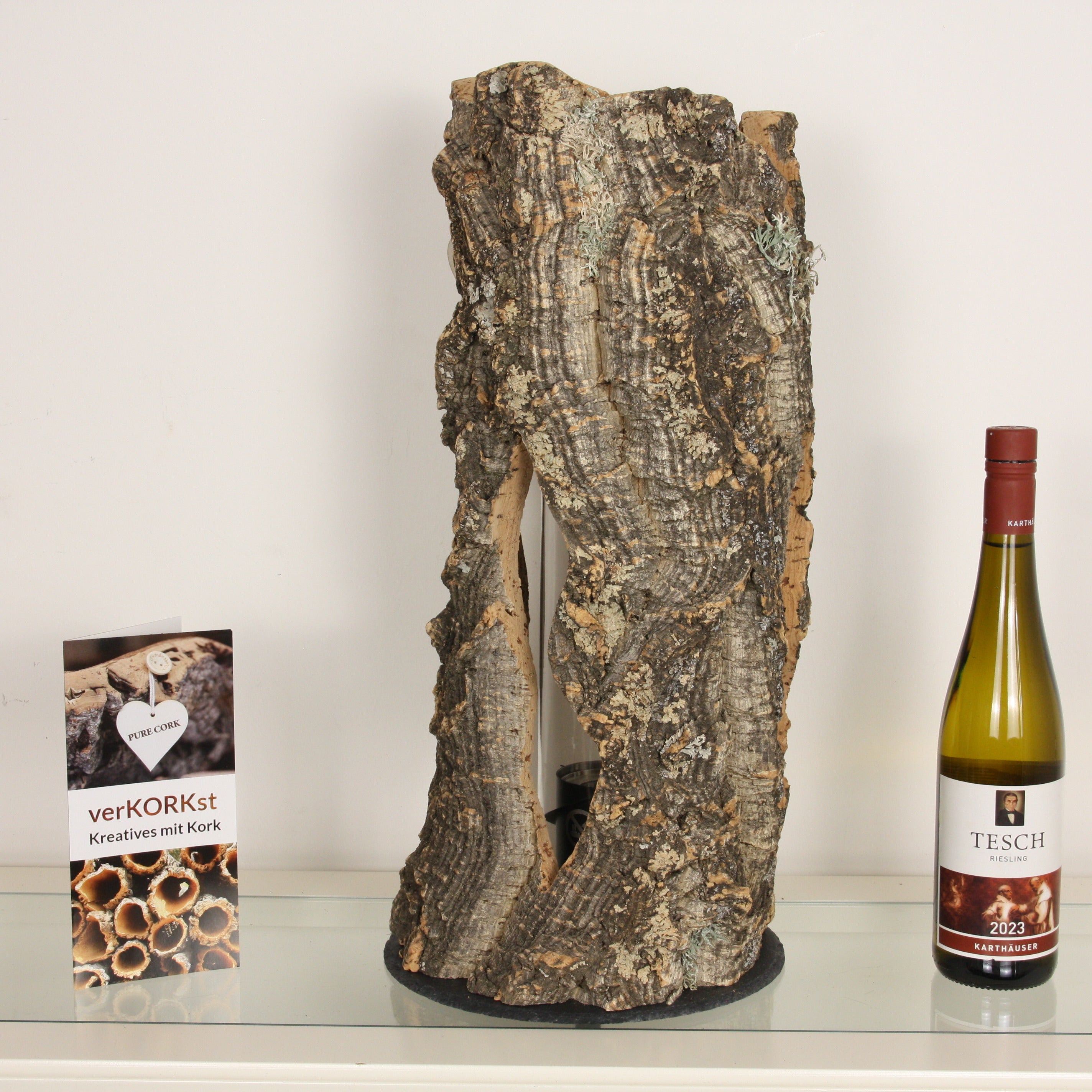 verKORKst Premium Table Fire in Cork Bark * various models and sizes * Indoor and Outdoor * no minimum distance * Table Fire SPIN900/SPIN1200 höfats Kempten