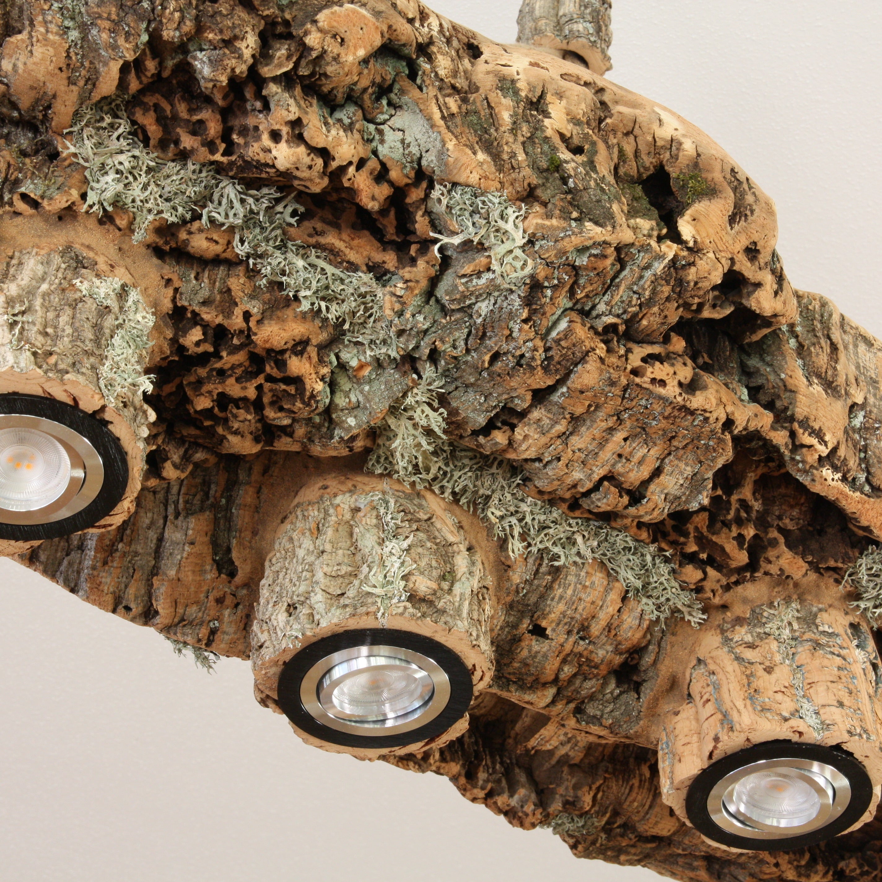 verKORKst Premium hanging lamp made of cork bark * Production according to your wishes and specifications * Vintage ceiling light * Exclusive hanging lamp