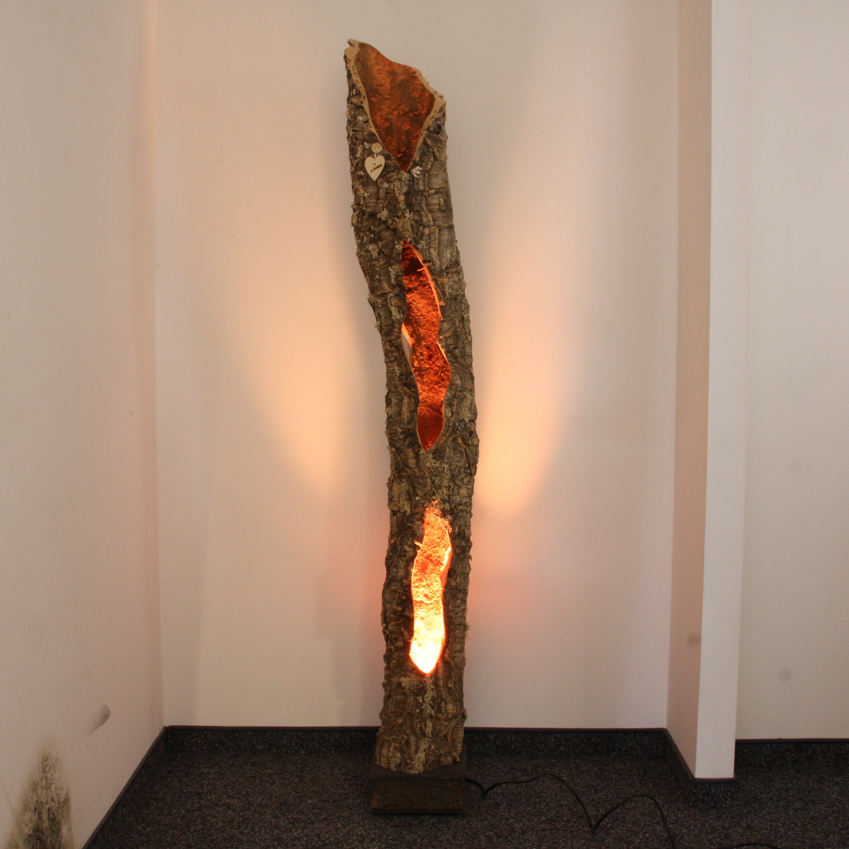 verKORKst premium floor lamp made of cork * high-quality wooden living room lamp * vintage stand LED light * handmade in Germany