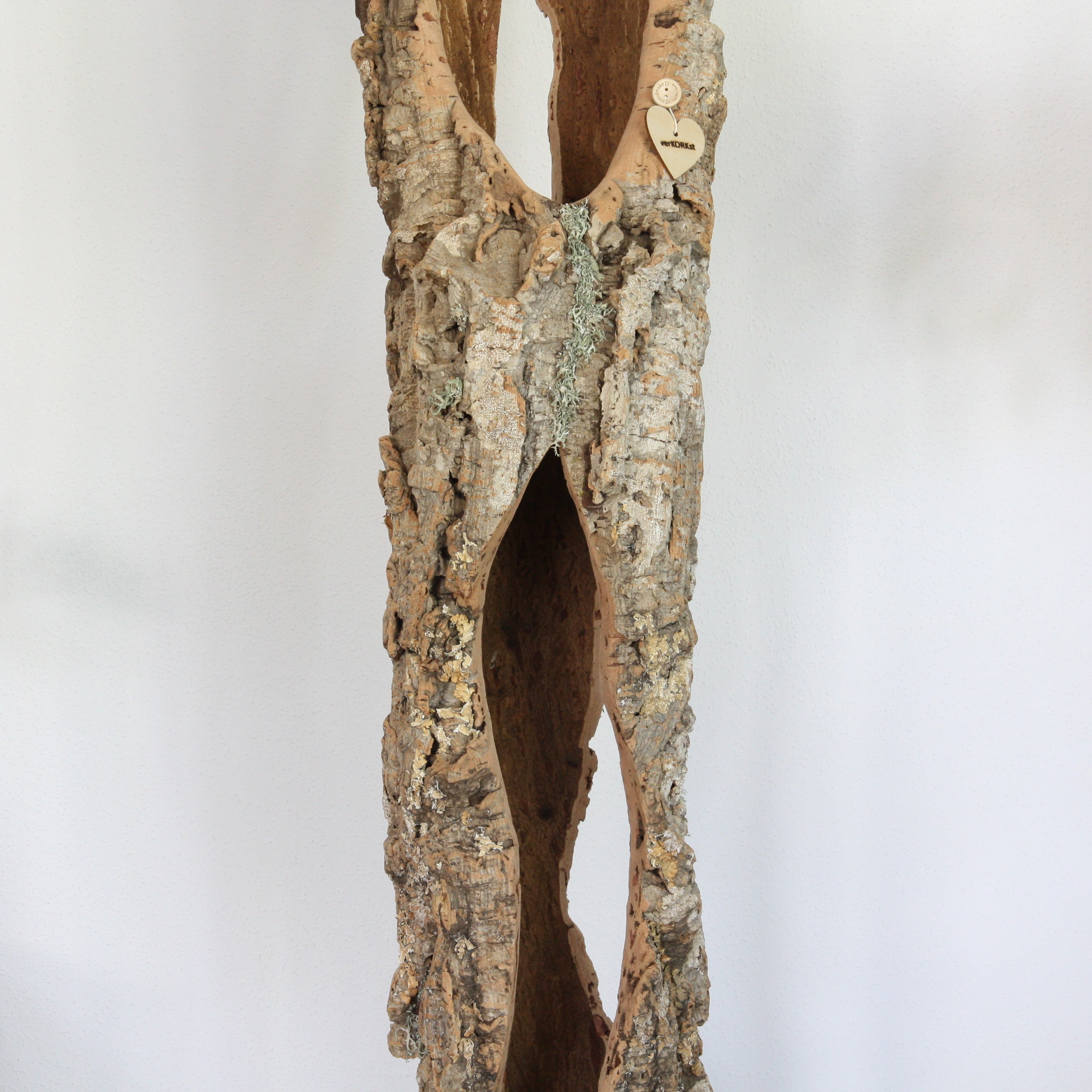 verKORKst Premium Stehlampe aus Kork * hochwertige Holz Wohnzimmerlampe * Vintage Stand LED-Leuchte * handgefertigt in Deutschland