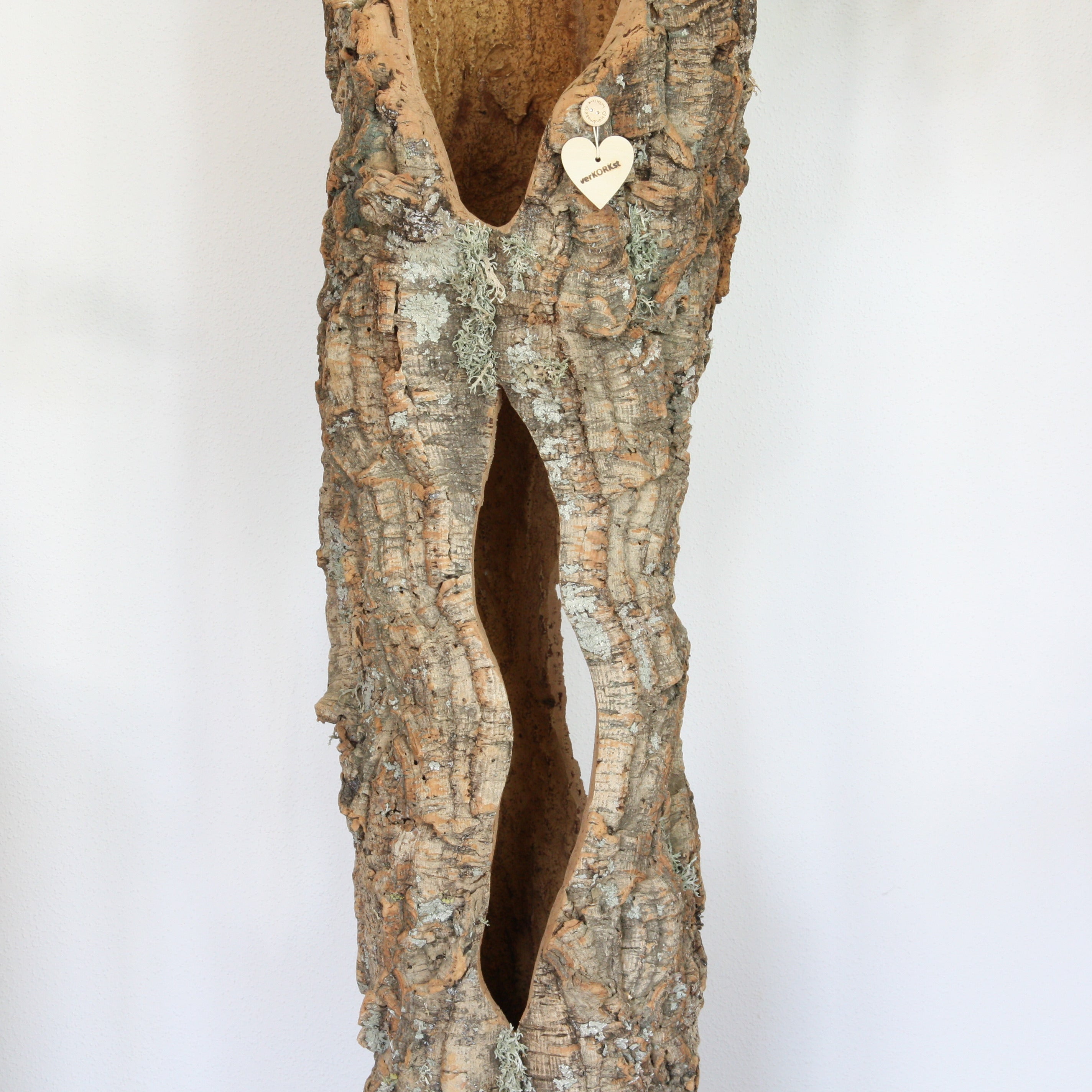verKORKst Premium Stehlampe aus Kork * hochwertige Holz Wohnzimmerlampe * Vintage Stand LED-Leuchte * handgefertigt in Deutschland
