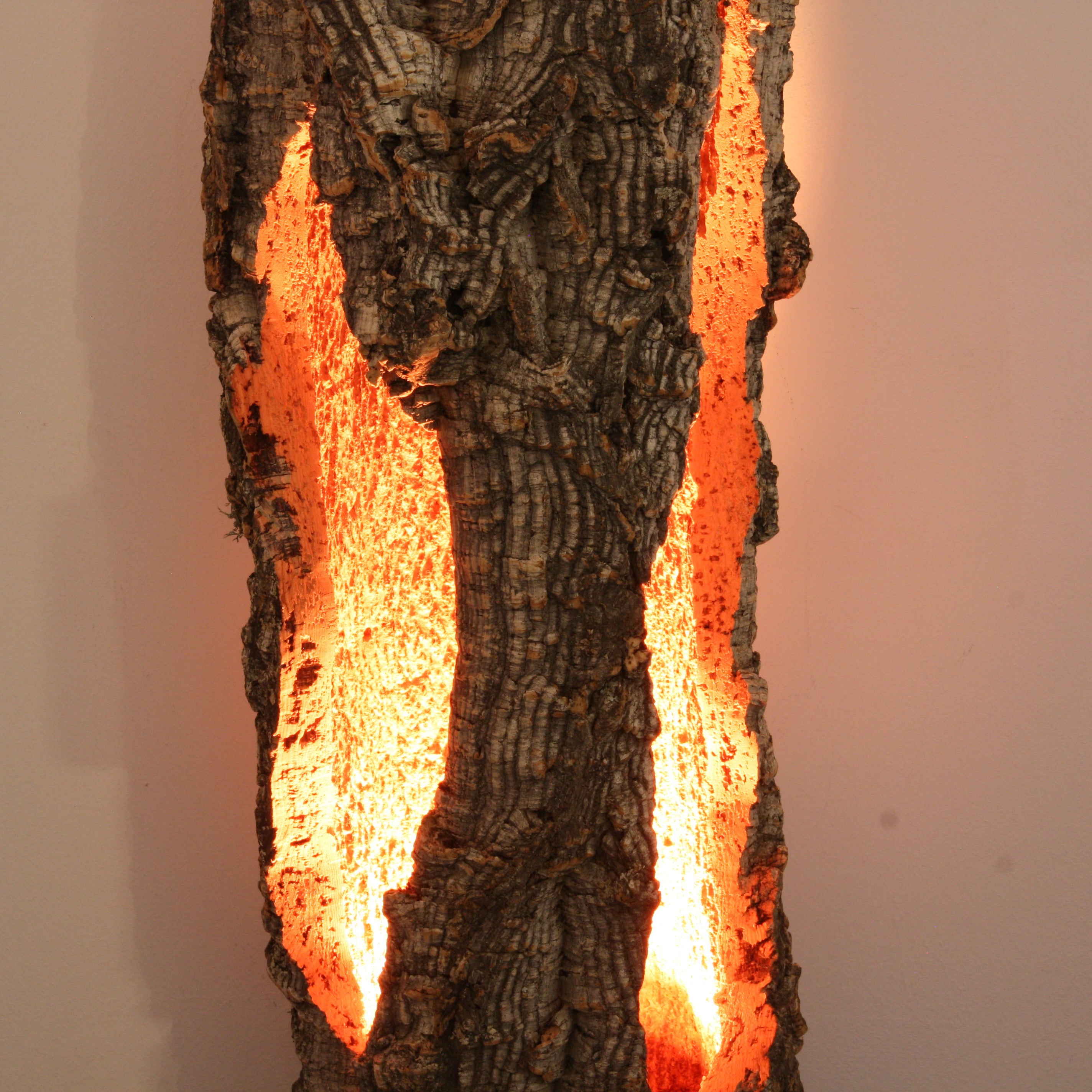 verKORKst Premium Stehlampe aus Kork * hochwertige Holz Wohnzimmerlampe * Vintage Stand LED-Leuchte * handgefertigt in Deutschland