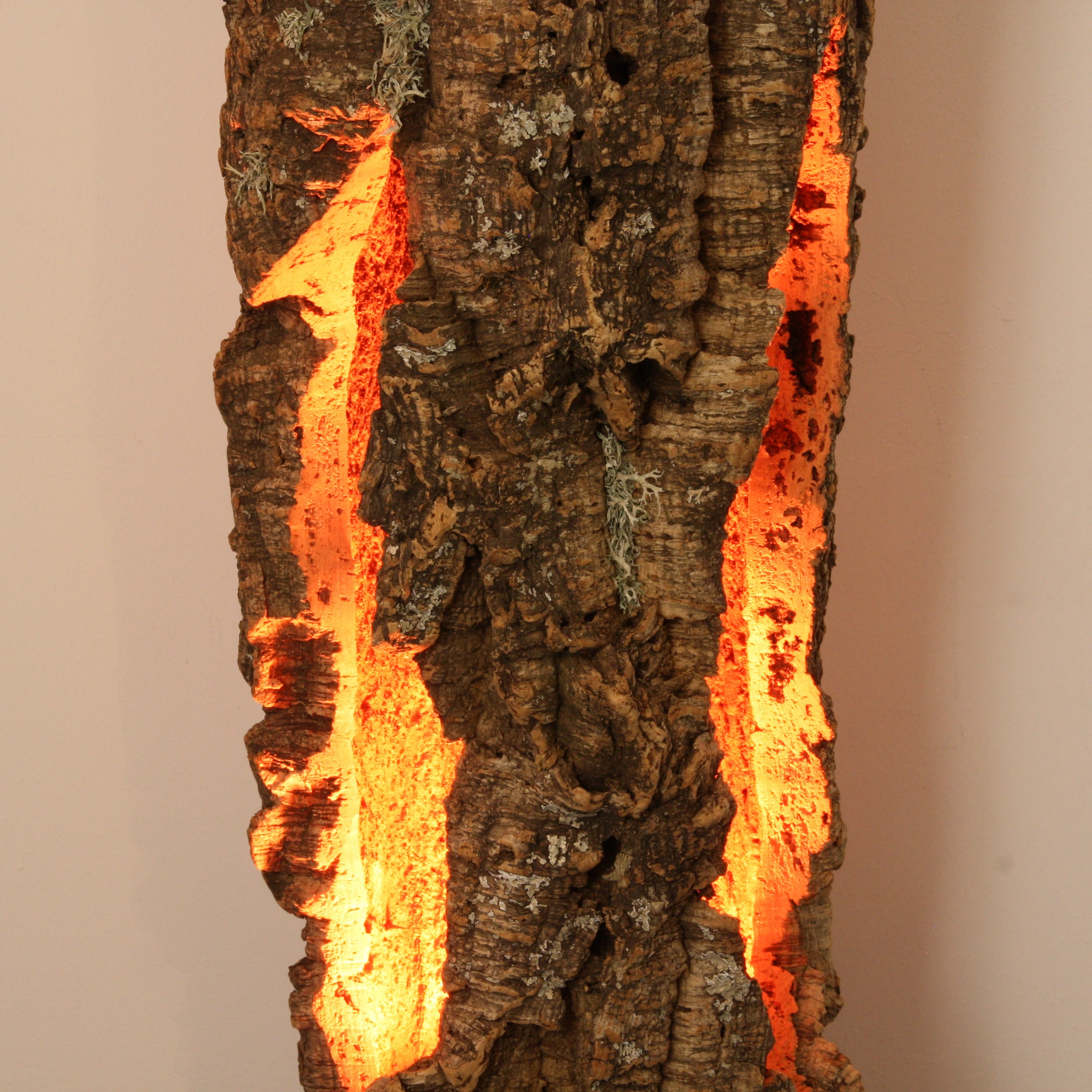 verKORKst Premium Stehlampe aus Kork * hochwertige Holz Wohnzimmerlampe * Vintage Stand LED-Leuchte * handgefertigt in Deutschland