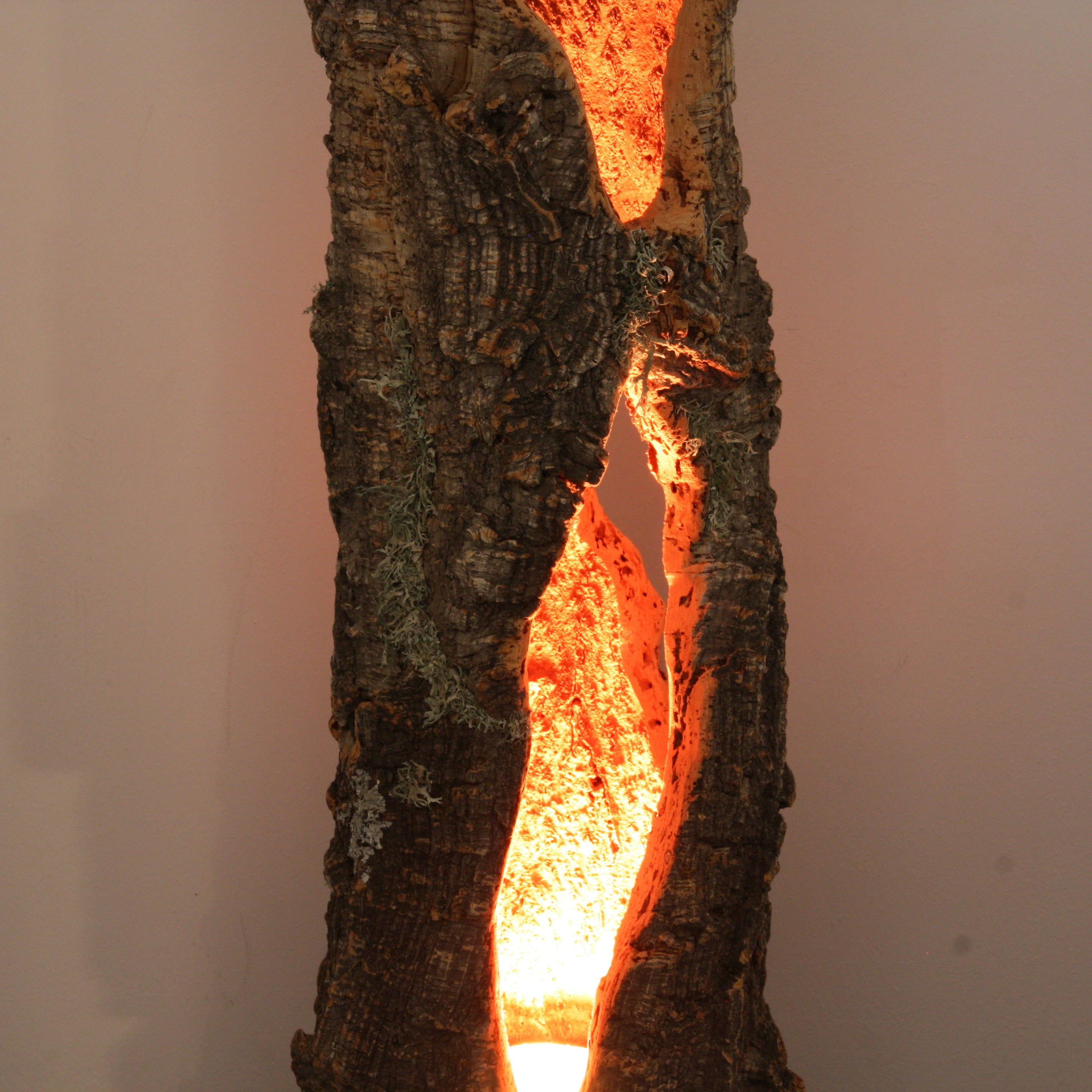 verKORKst Premium Stehlampe aus Kork * hochwertige Holz Wohnzimmerlampe * Vintage Stand LED-Leuchte * handgefertigt in Deutschland