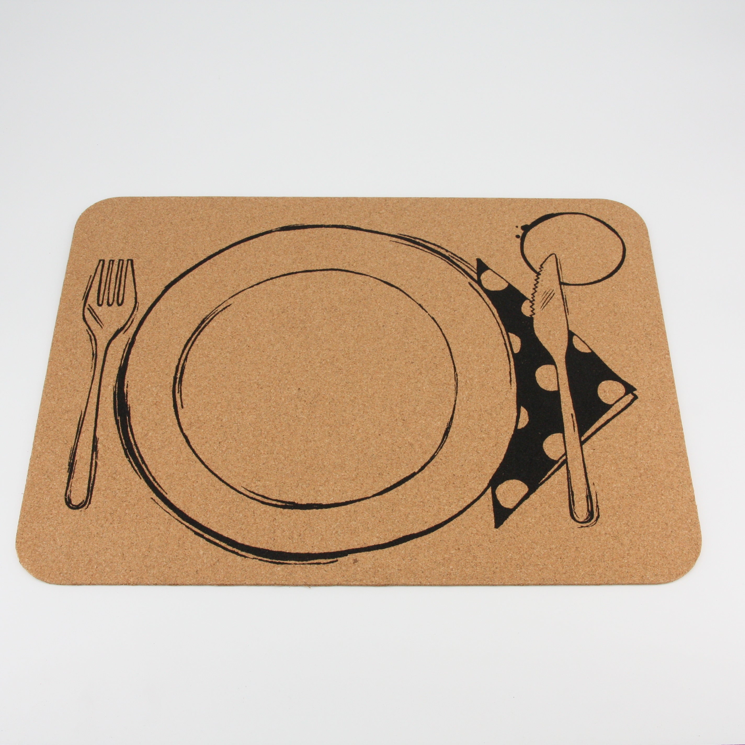 verKORKst Premium Kork Tischsets * Design Gedeck * Set 4 Stück * Premium Qualität * hitzebeständig * abwaschbar * antiseptisch * made in Portugal