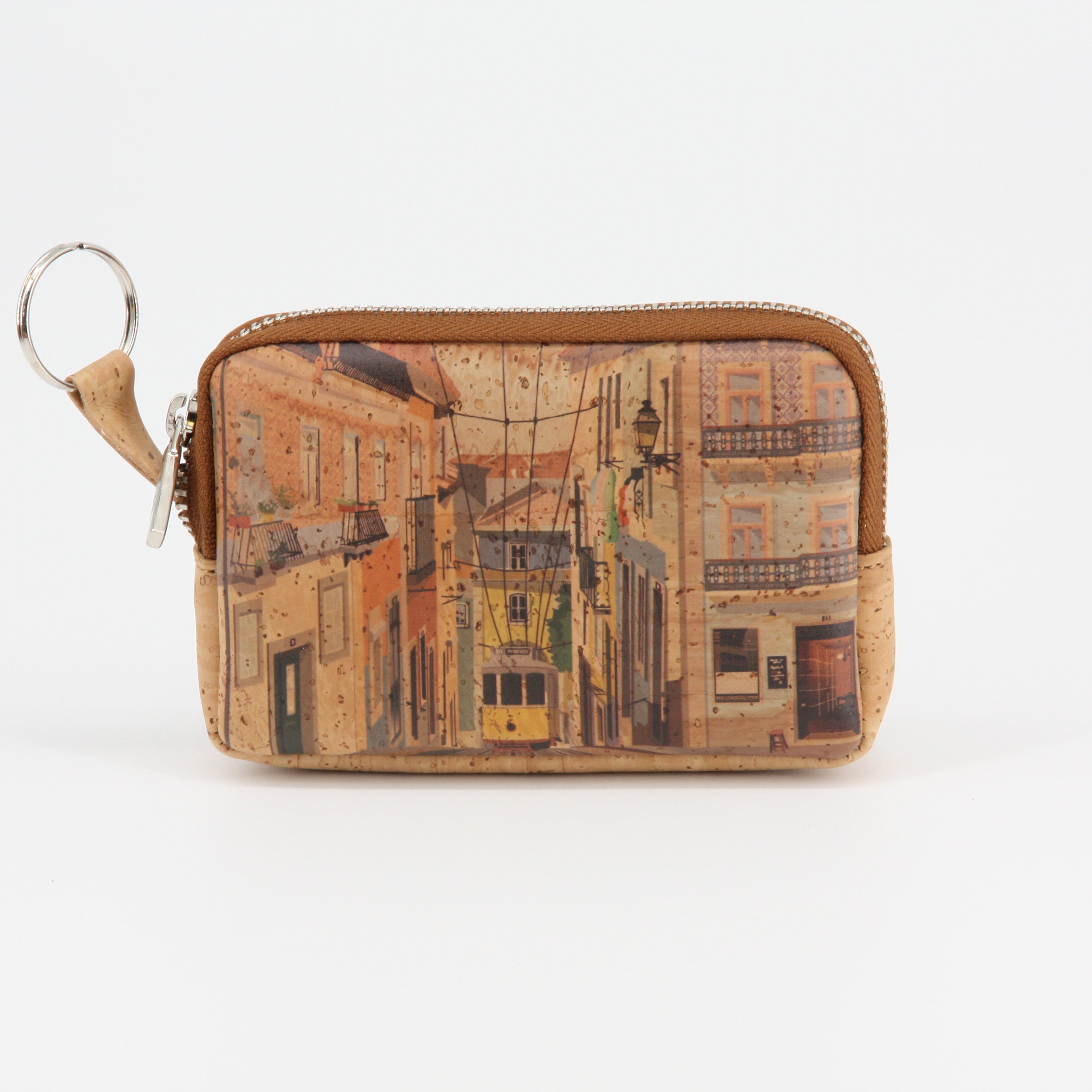 Cork mini coin purse * various designs * vegan * high-quality zipper * key case * handmade in Portugal * Artipel brand