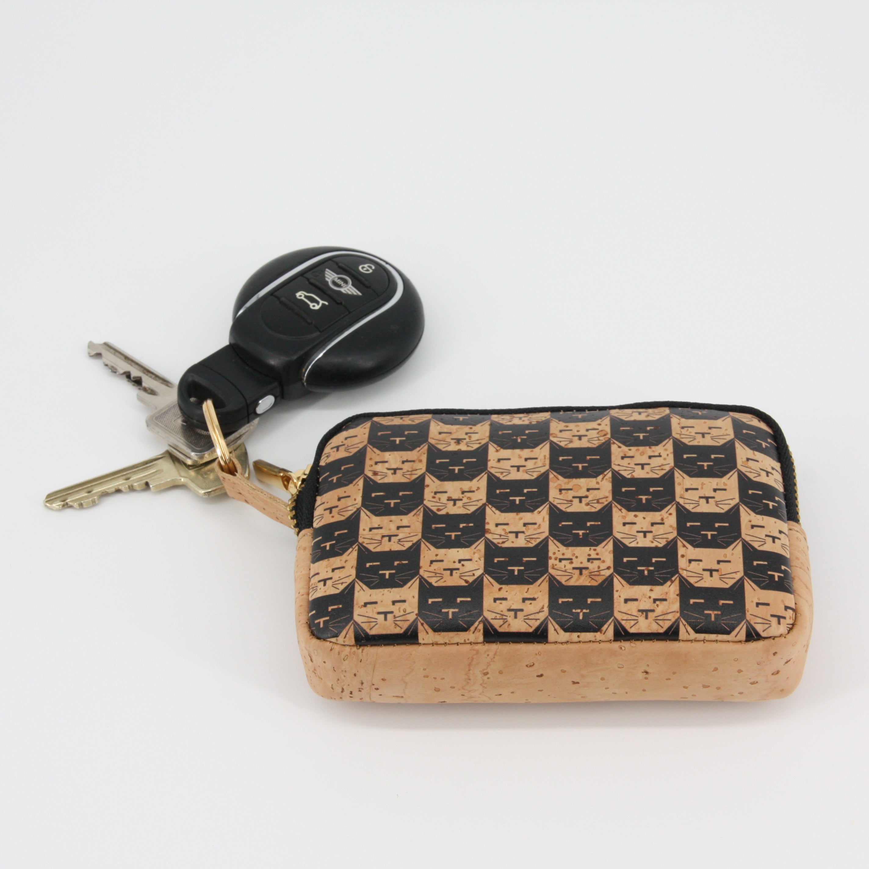 Cork mini coin purse * various designs * vegan * high-quality zipper * key case * handmade in Portugal * Artipel brand