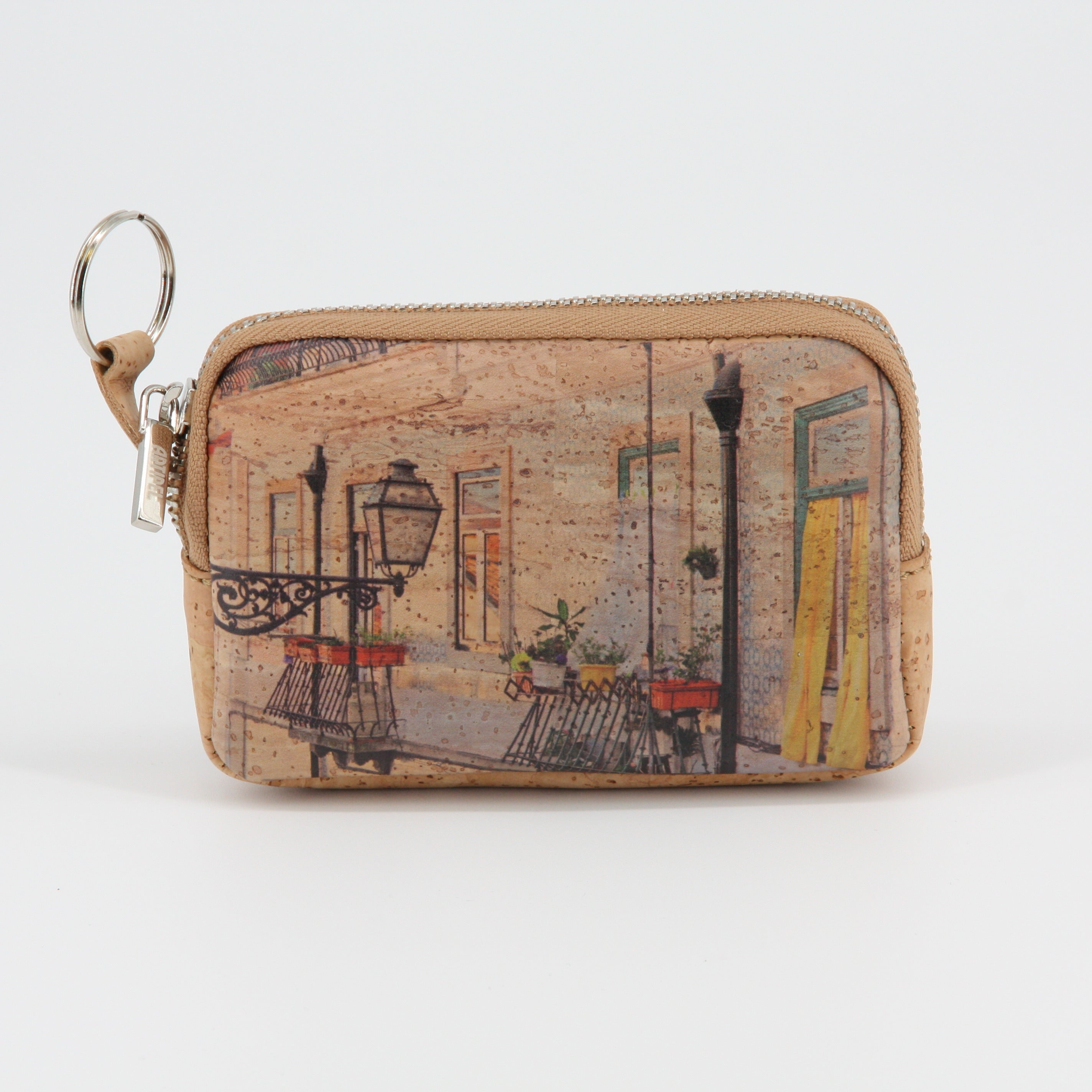 Cork mini coin purse * various designs * vegan * high-quality zipper * key case * handmade in Portugal * Artipel brand