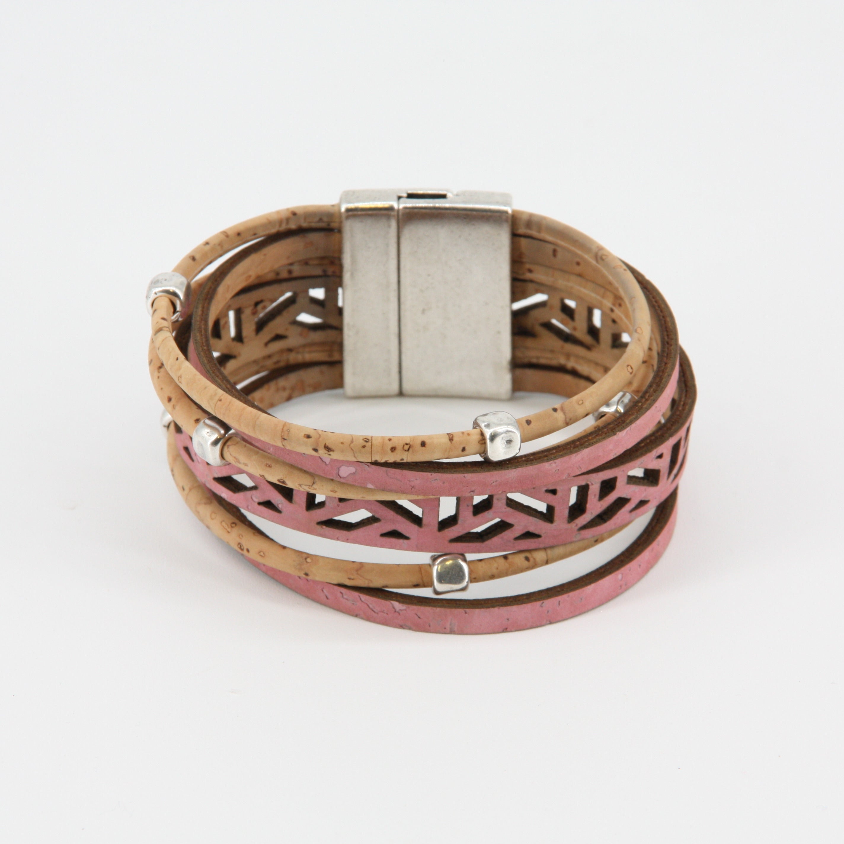 Armband aus Kork * handmade in Portugal * extrem nachhaltig * vegan * nickel- u. bleifrei
