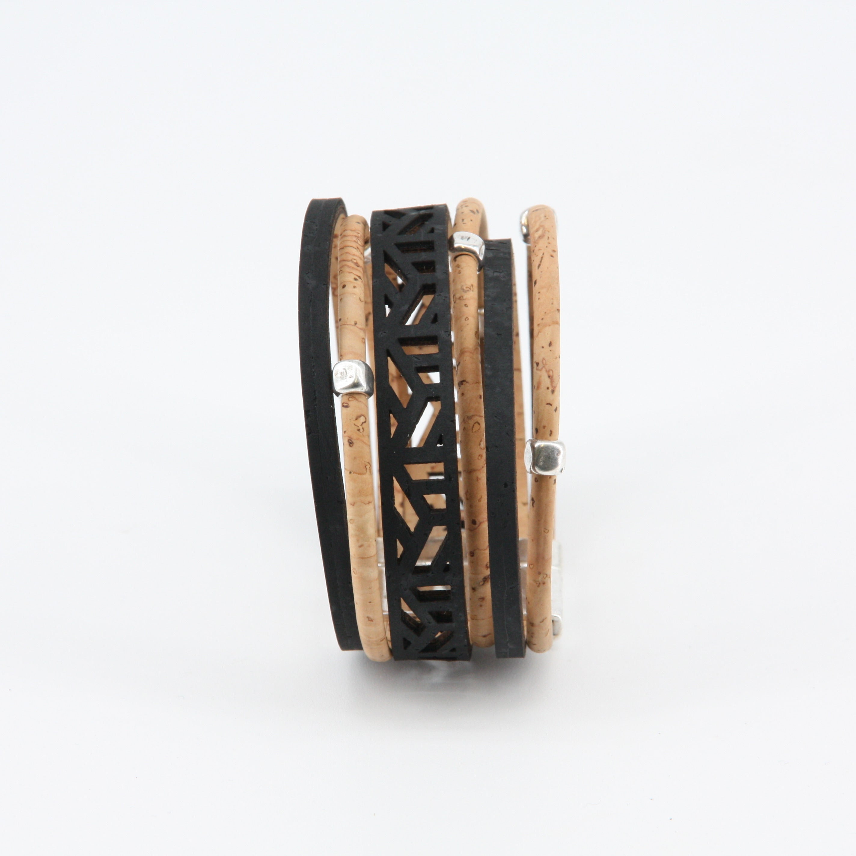 Armband aus Kork * handmade in Portugal * extrem nachhaltig * vegan * nickel- u. bleifrei
