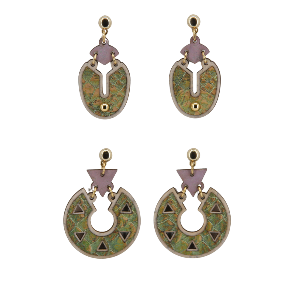 Ohrringe aus Kork * Skarabäus * 2 Designs * handmade in Portugal * extrem nachhaltig * vegan * nickel- u. bleifrei