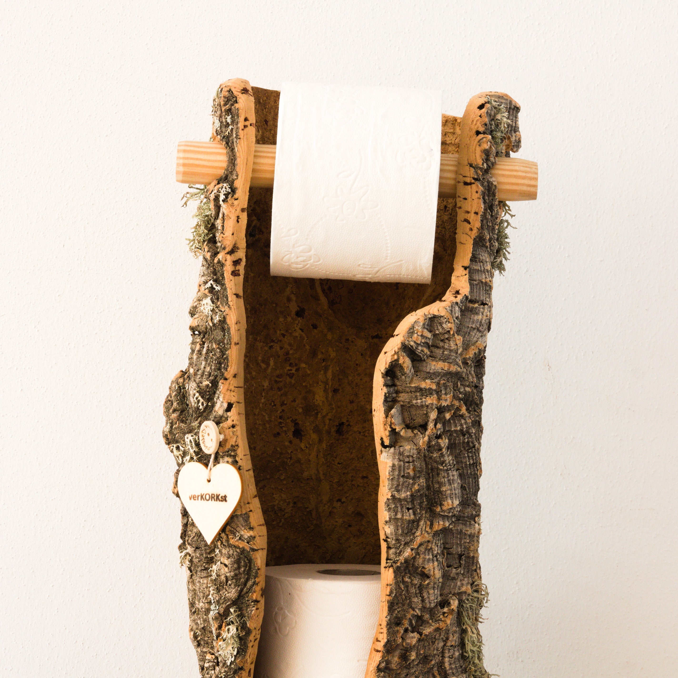 VERKORKst Premium Cork Toilet Paper Storage * Toilet Roll Holder