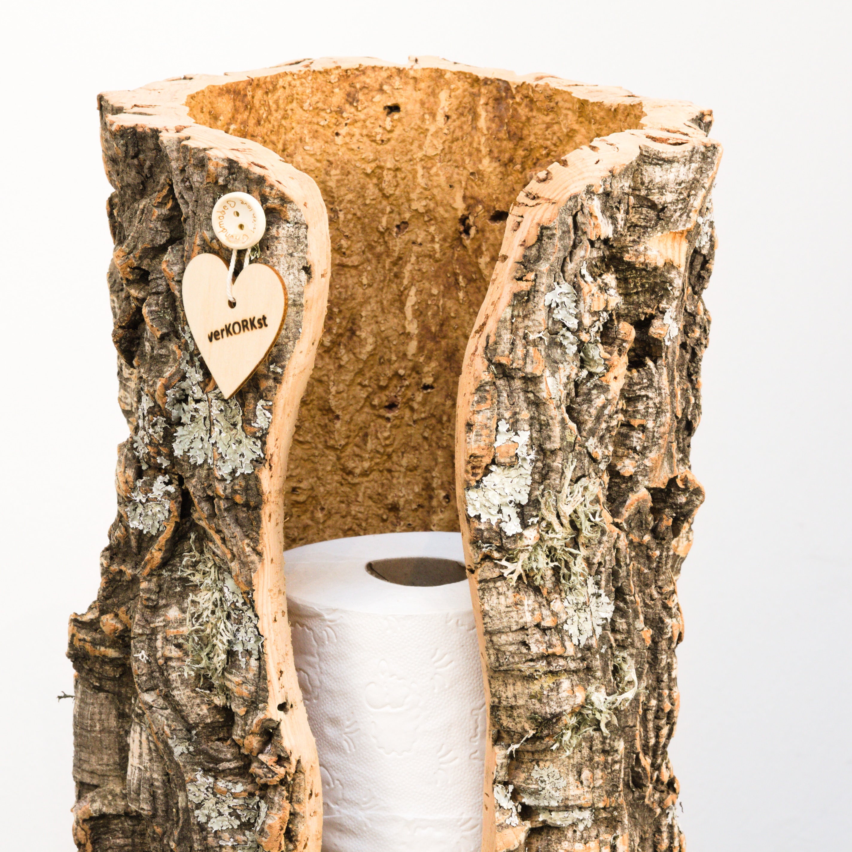 VERKORKst Premium Cork Toilet Paper Storage * Toilet Roll Holder