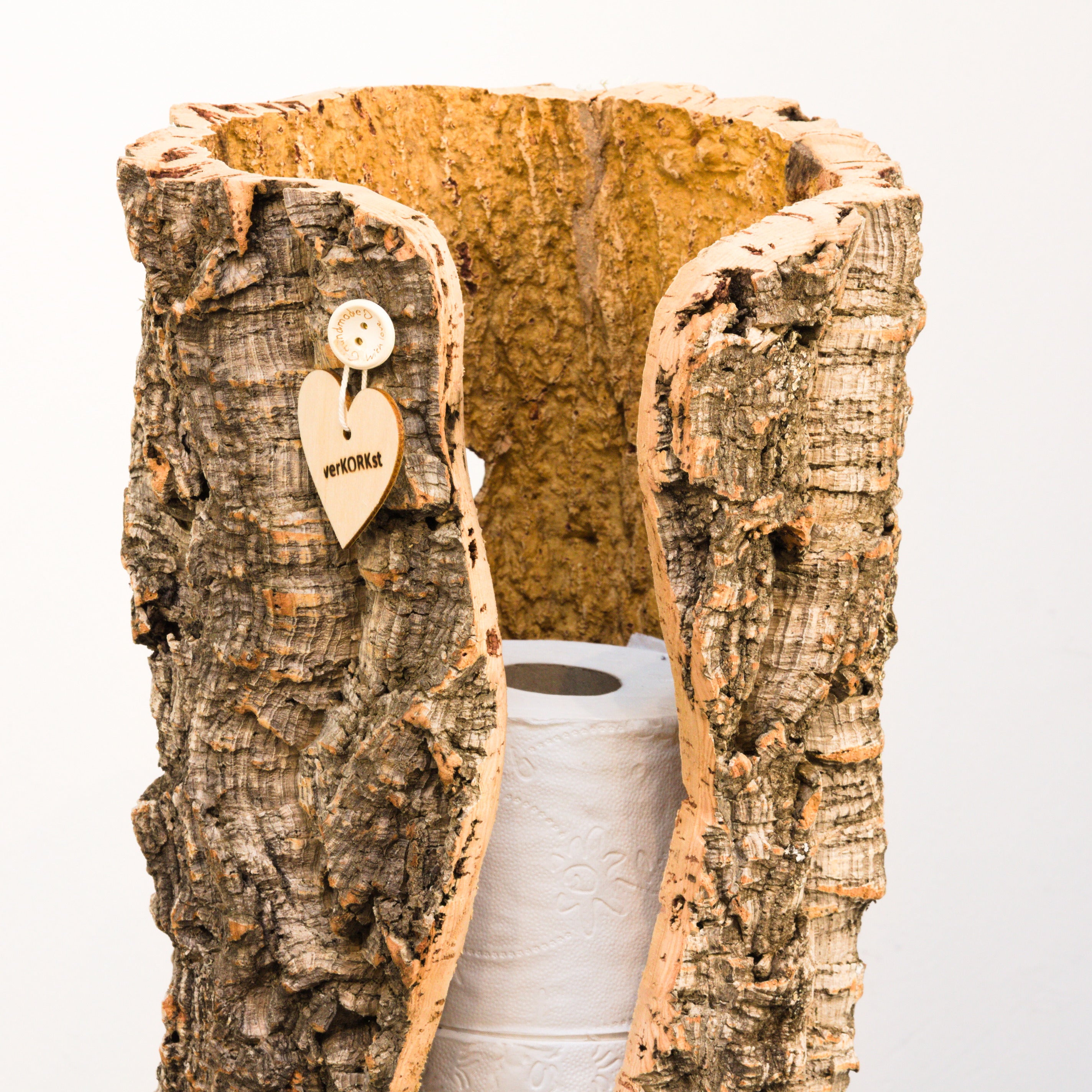 VERKORKst Premium Cork Toilet Paper Storage * Toilet Roll Holder