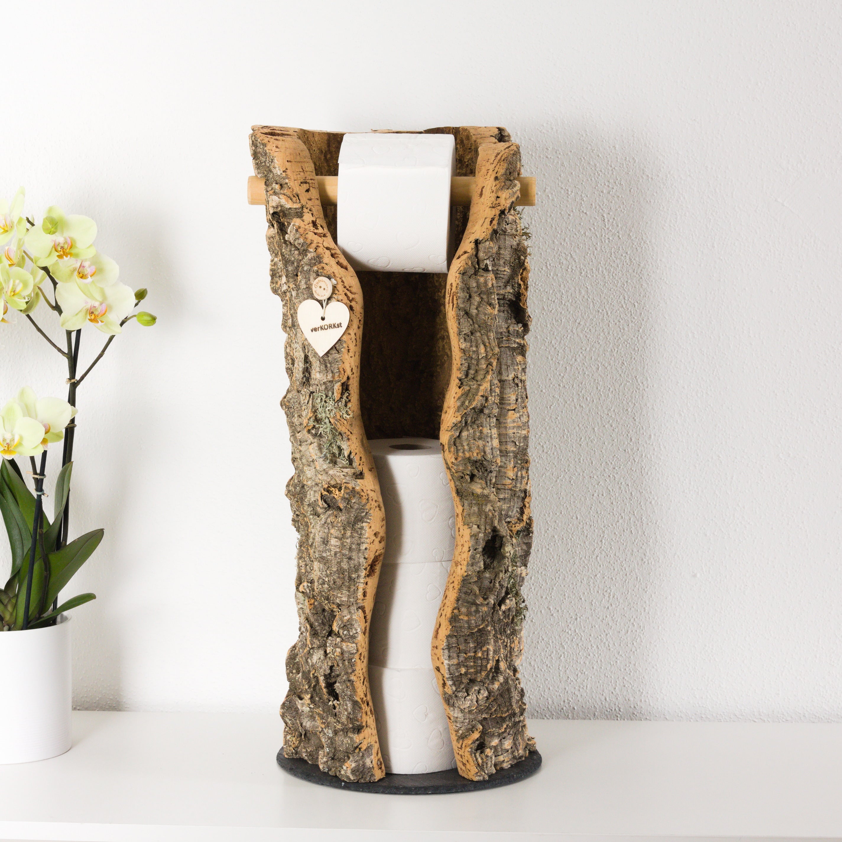 VERKORKst Premium Cork Toilet Paper Storage * Toilet Roll Holder