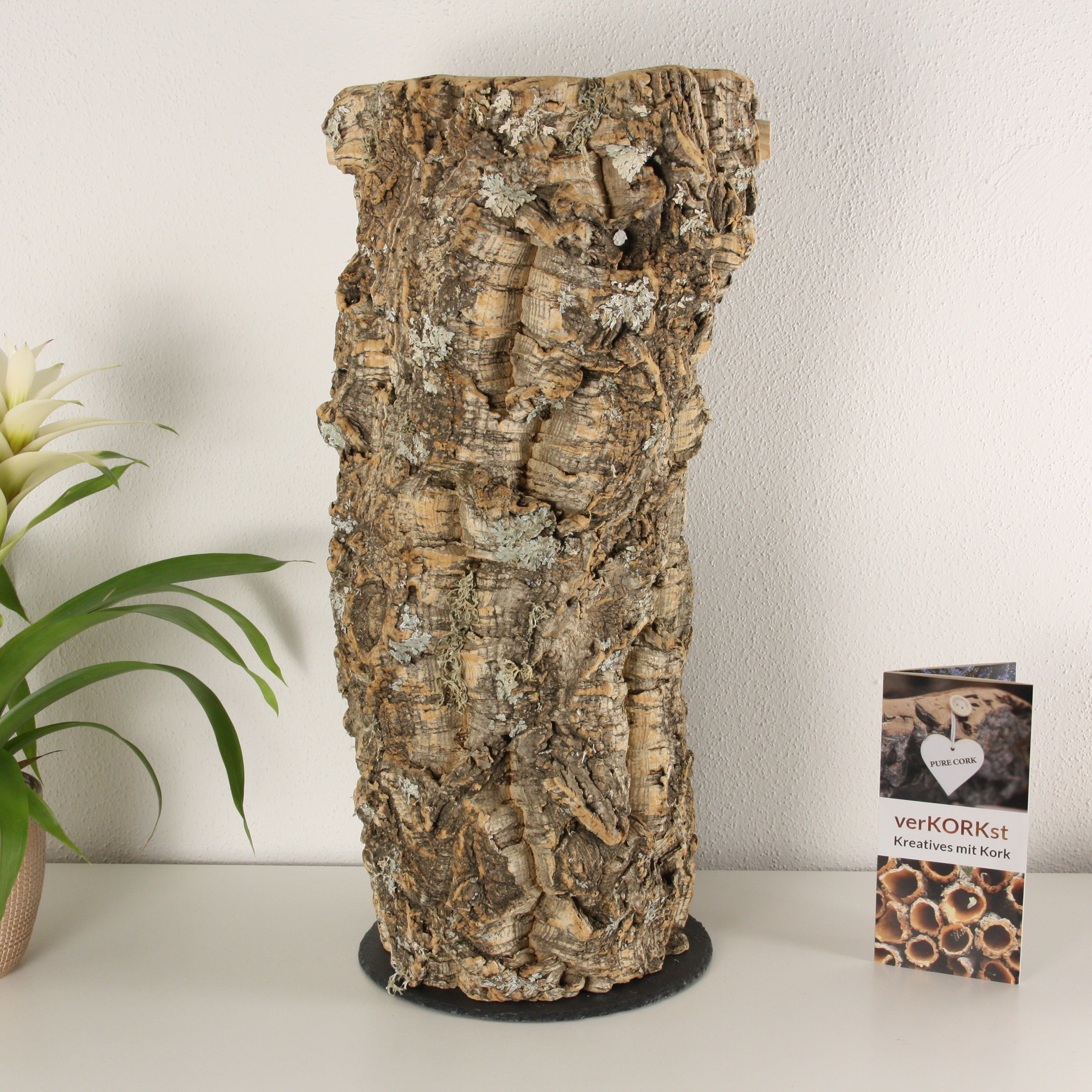 verKORKst Premium Toilettenpapier-Aufbewahrung aus Kork * Vintage WC-Rollen Halter * Klopapierspender 5 Rollen * Badezimmer-Accessoires