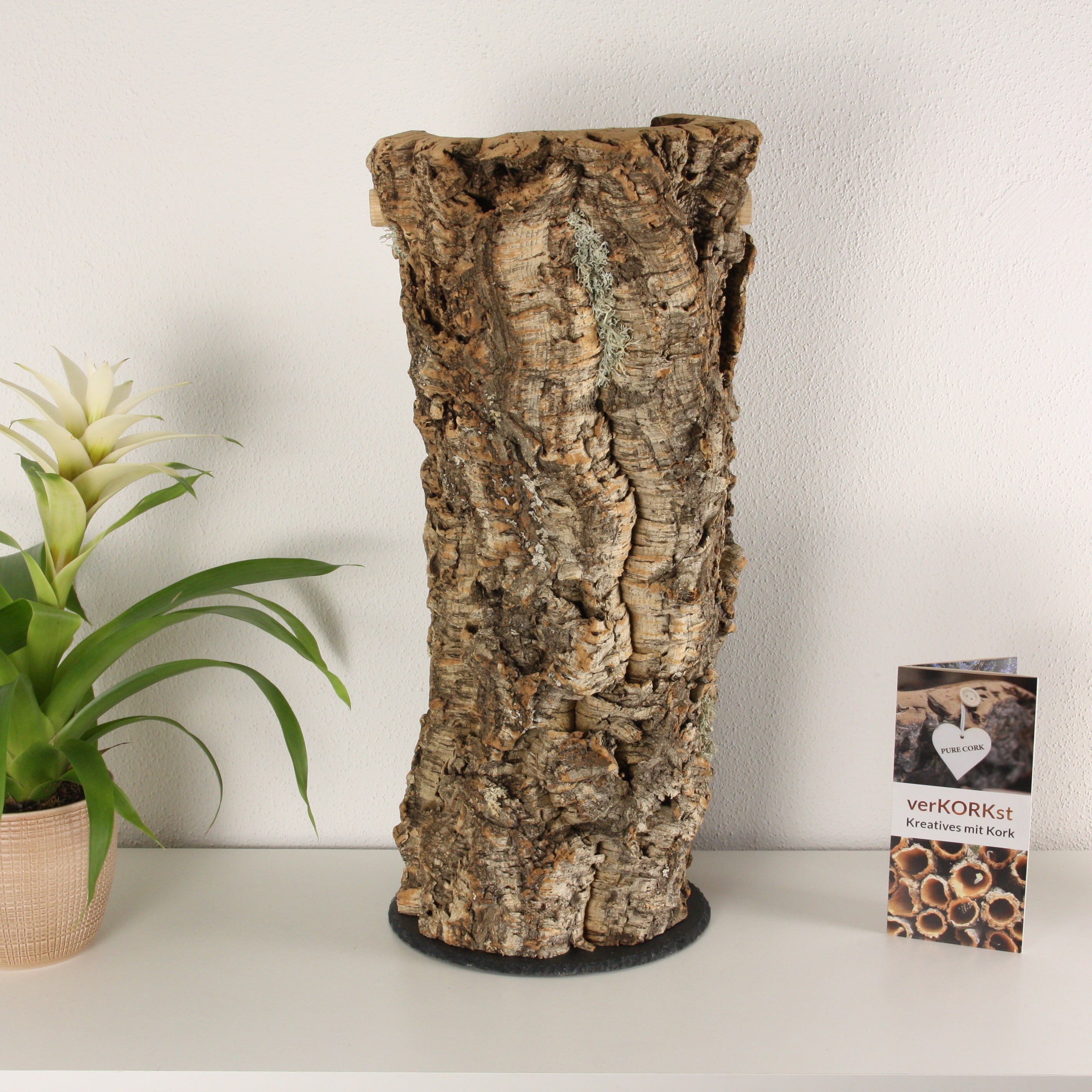 verKORKst Premium Toilettenpapier-Aufbewahrung aus Kork * Vintage WC-Rollen Halter * Klopapierspender 5 Rollen * Badezimmer-Accessoires