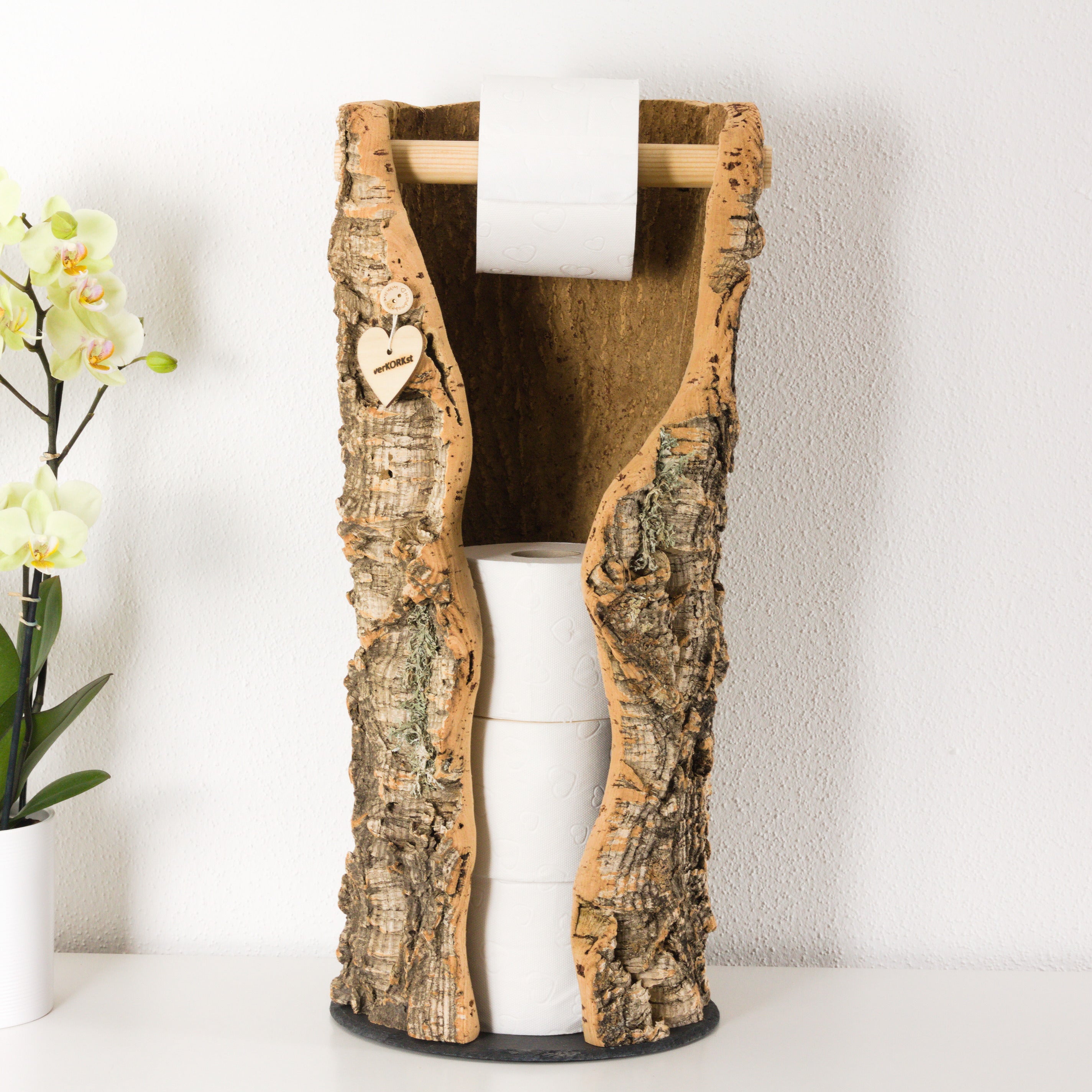 VERKORKst Premium Cork Toilet Paper Storage * Toilet Roll Holder