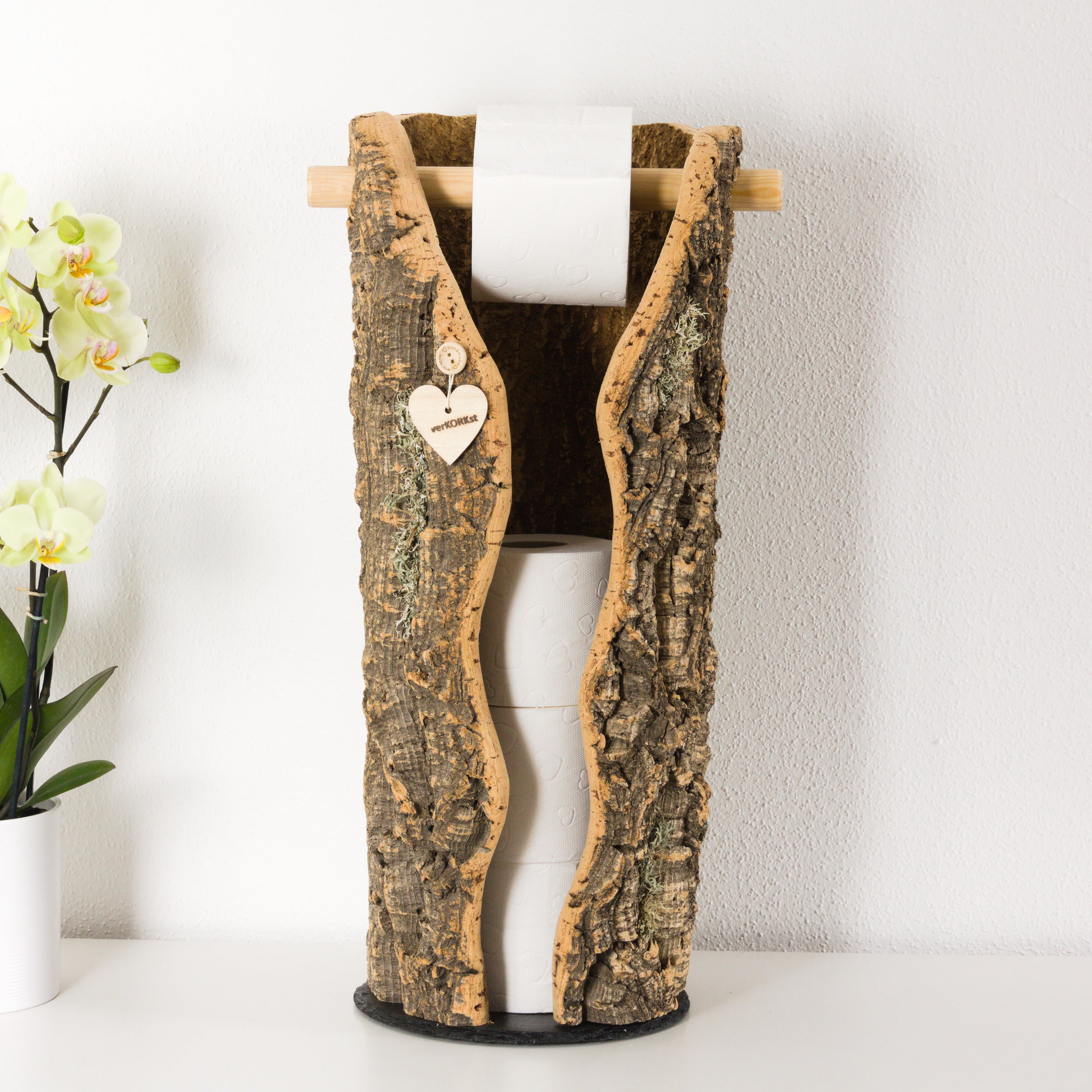 VERKORKst Premium Cork Toilet Paper Storage * Toilet Roll Holder