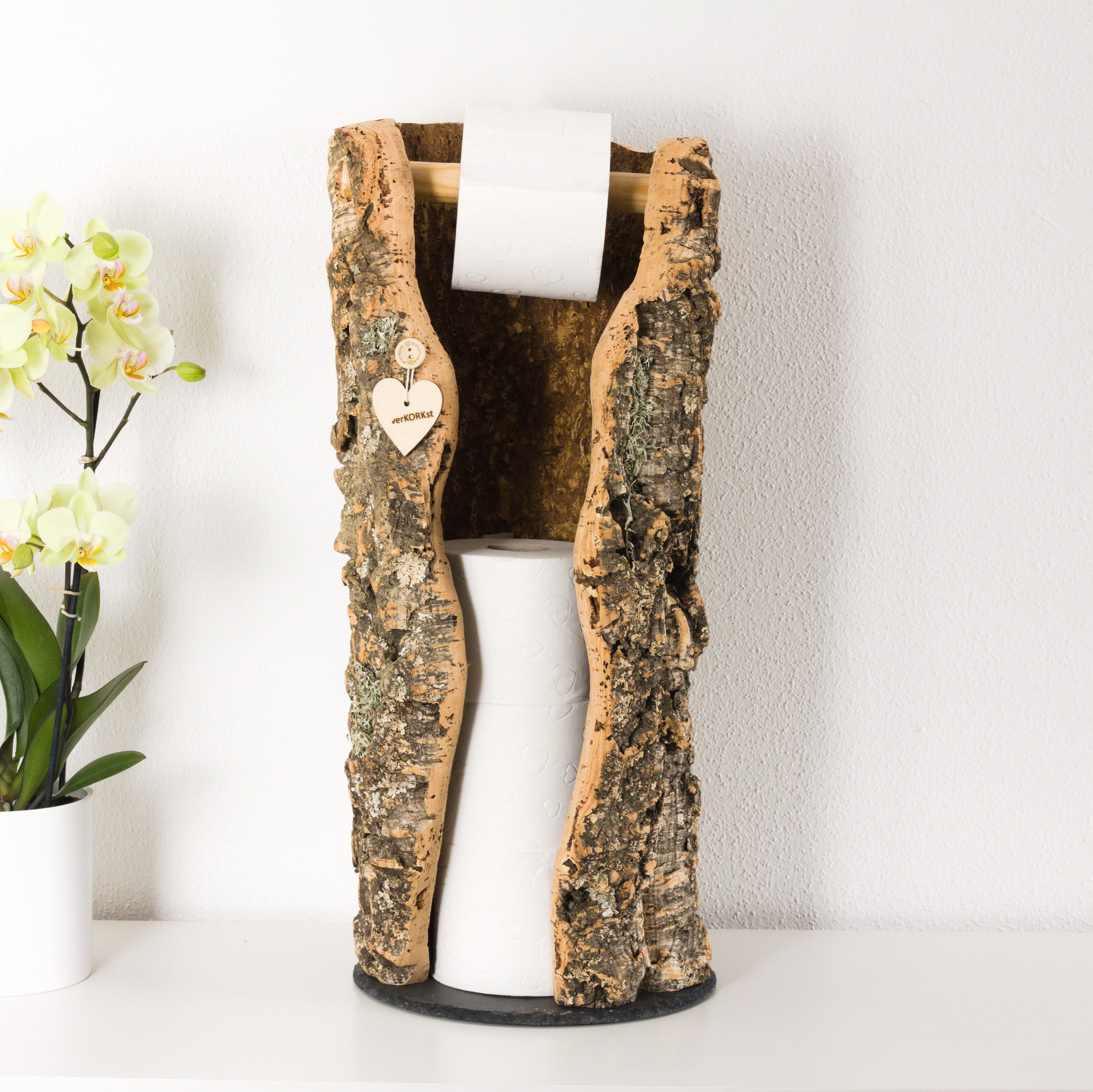 VERKORKst Premium Cork Toilet Paper Storage * Toilet Roll Holder