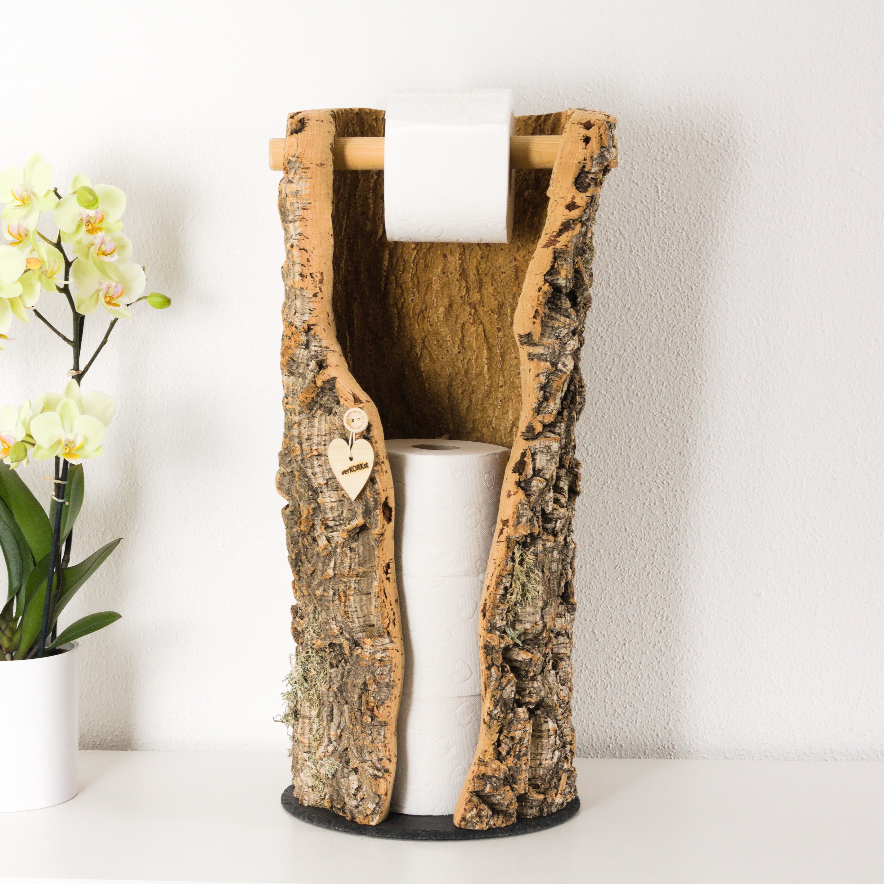 VERKORKst Premium Cork Toilet Paper Storage * Toilet Roll Holder