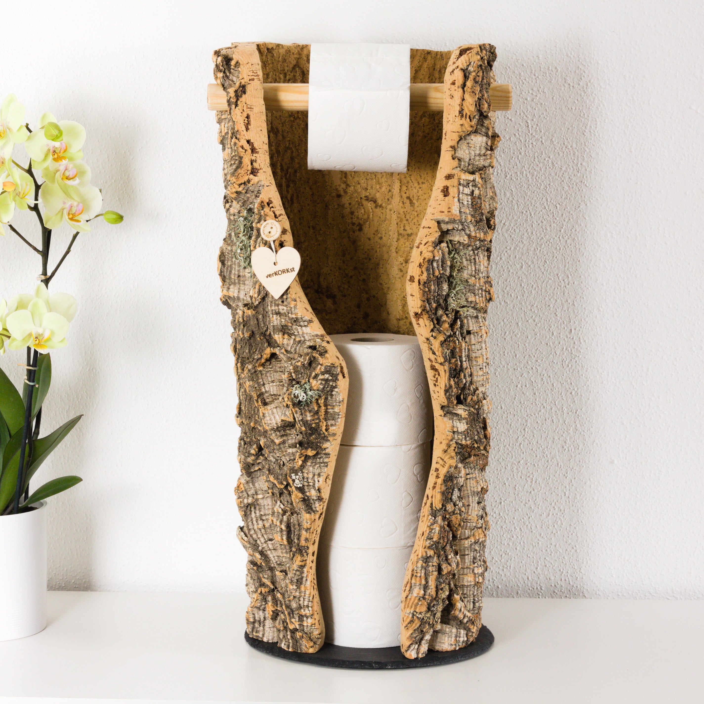 VERKORKst Premium Cork Toilet Paper Storage * Toilet Roll Holder