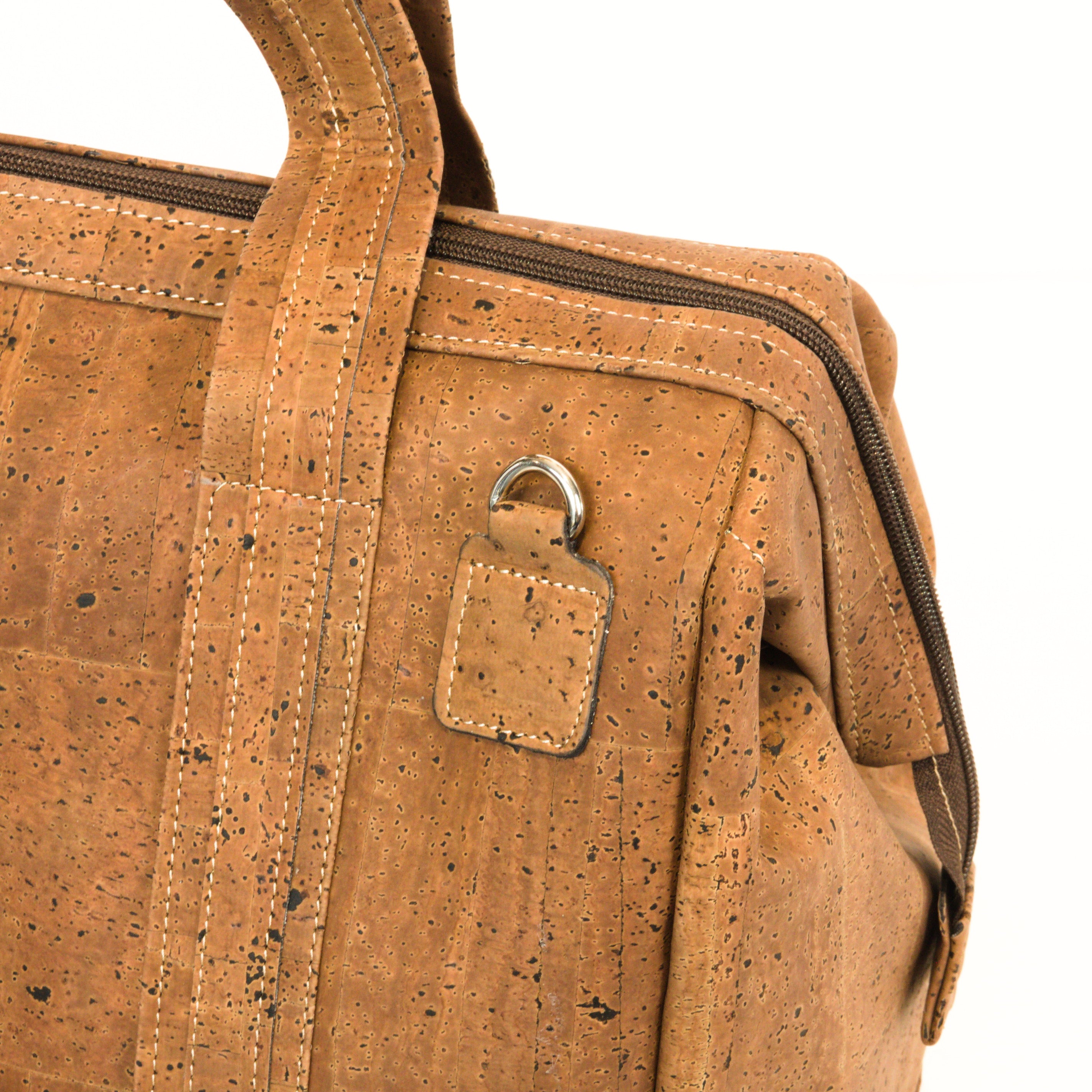 Cork briefcase * vegan * laptop bag for men * washable * antiseptic * handmade in Portugal