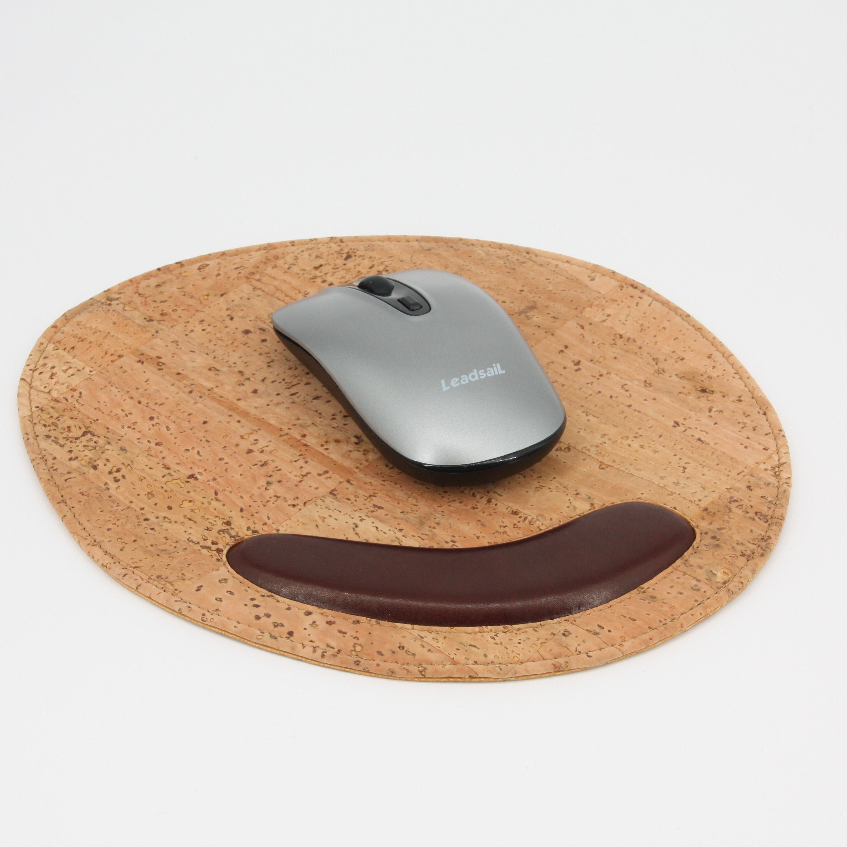 Mouse-Pad aus Kork und Leder * Unterlage für Computer-Maus * Premium Qualität * handmade in Portugal