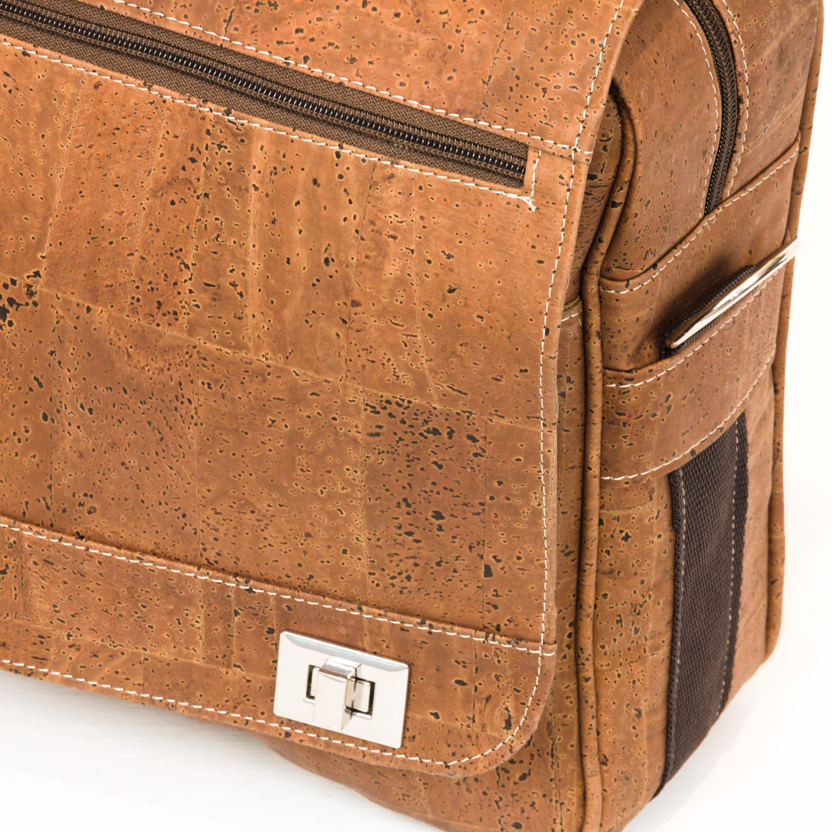 Cork briefcase * vegan * laptop bag for men * washable * antiseptic * handmade in Portugal