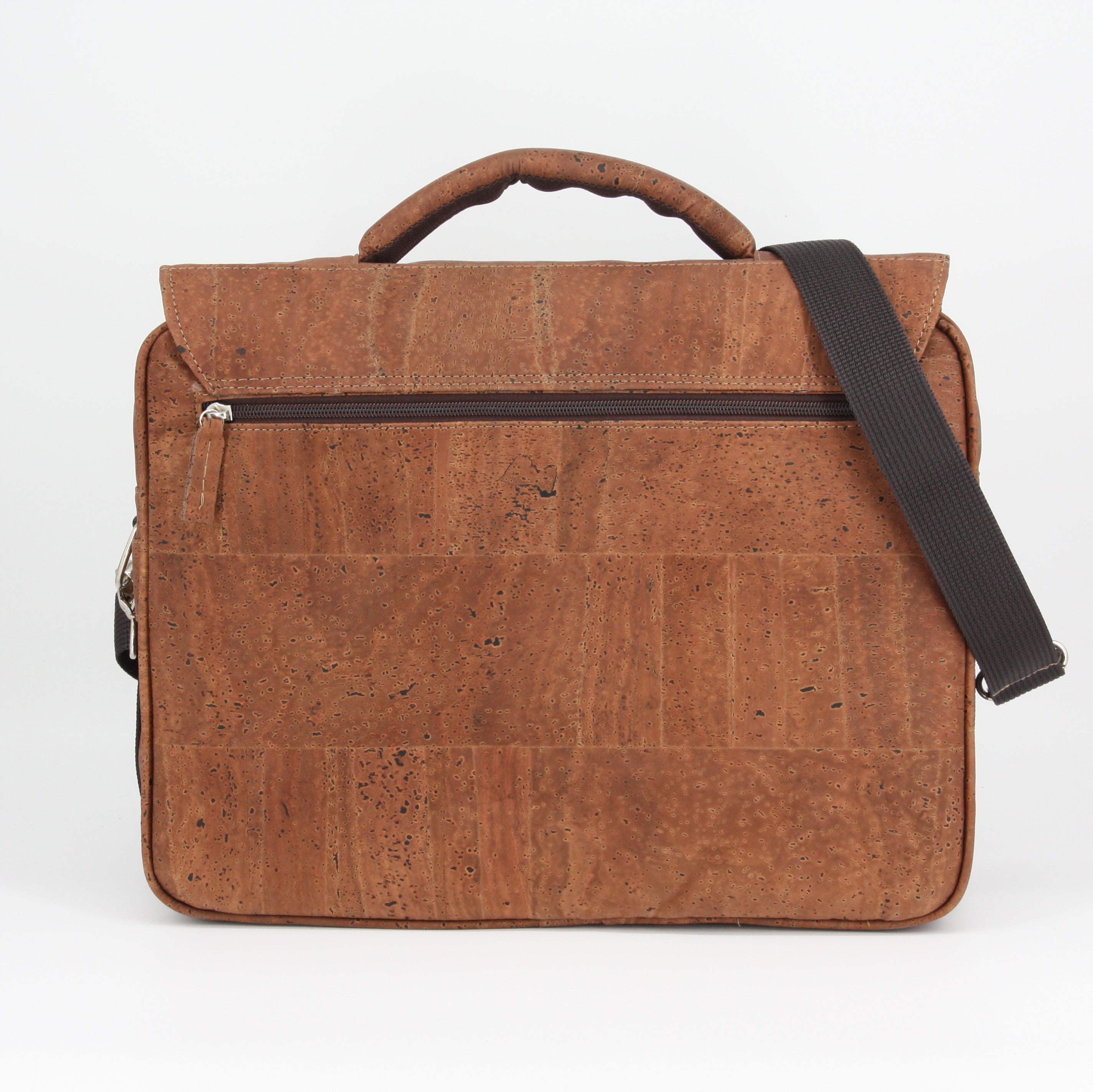 Cork briefcase * vegan * laptop bag for men * washable * antiseptic * handmade in Portugal