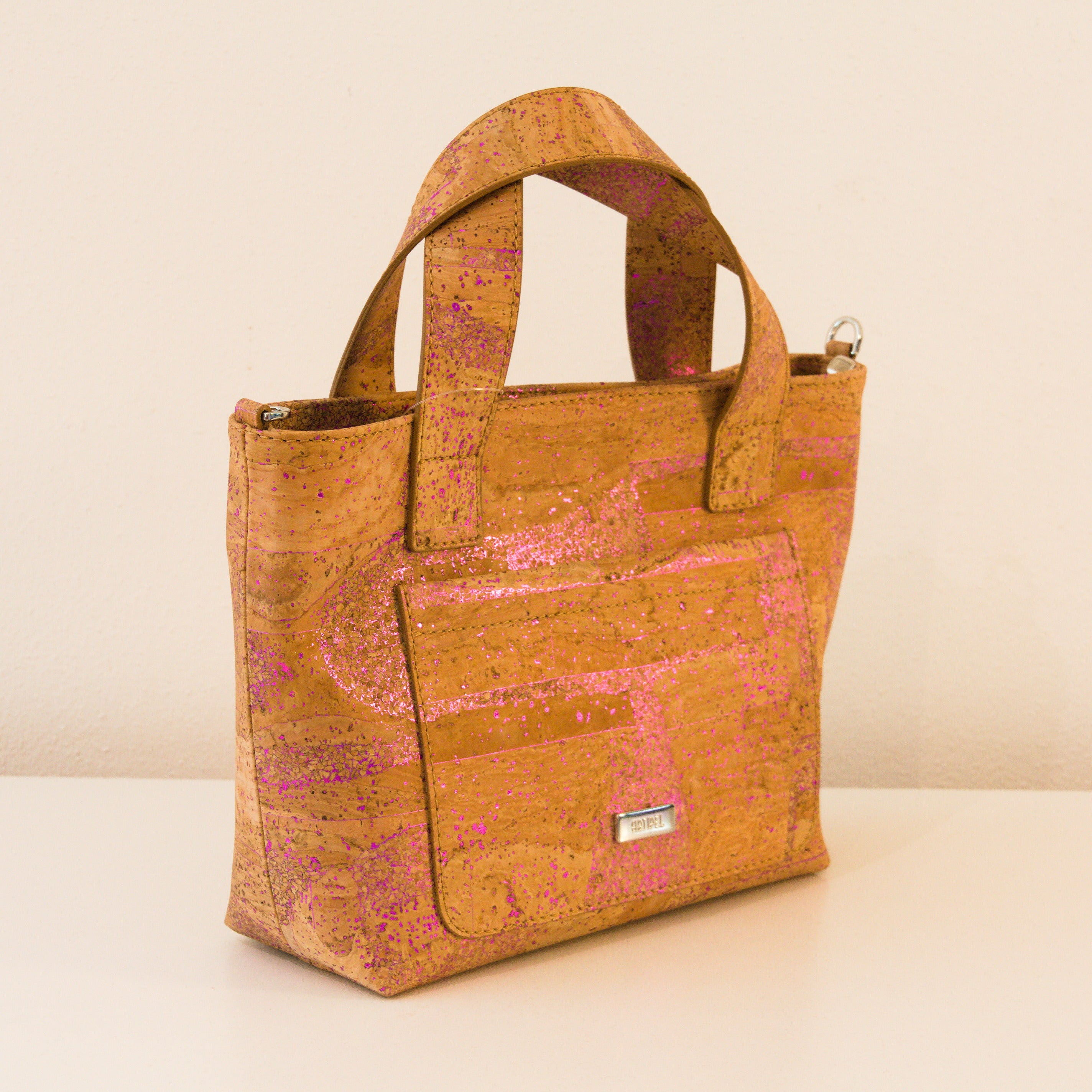 Cork bag with colorful cork pattern - Corkstore.pt