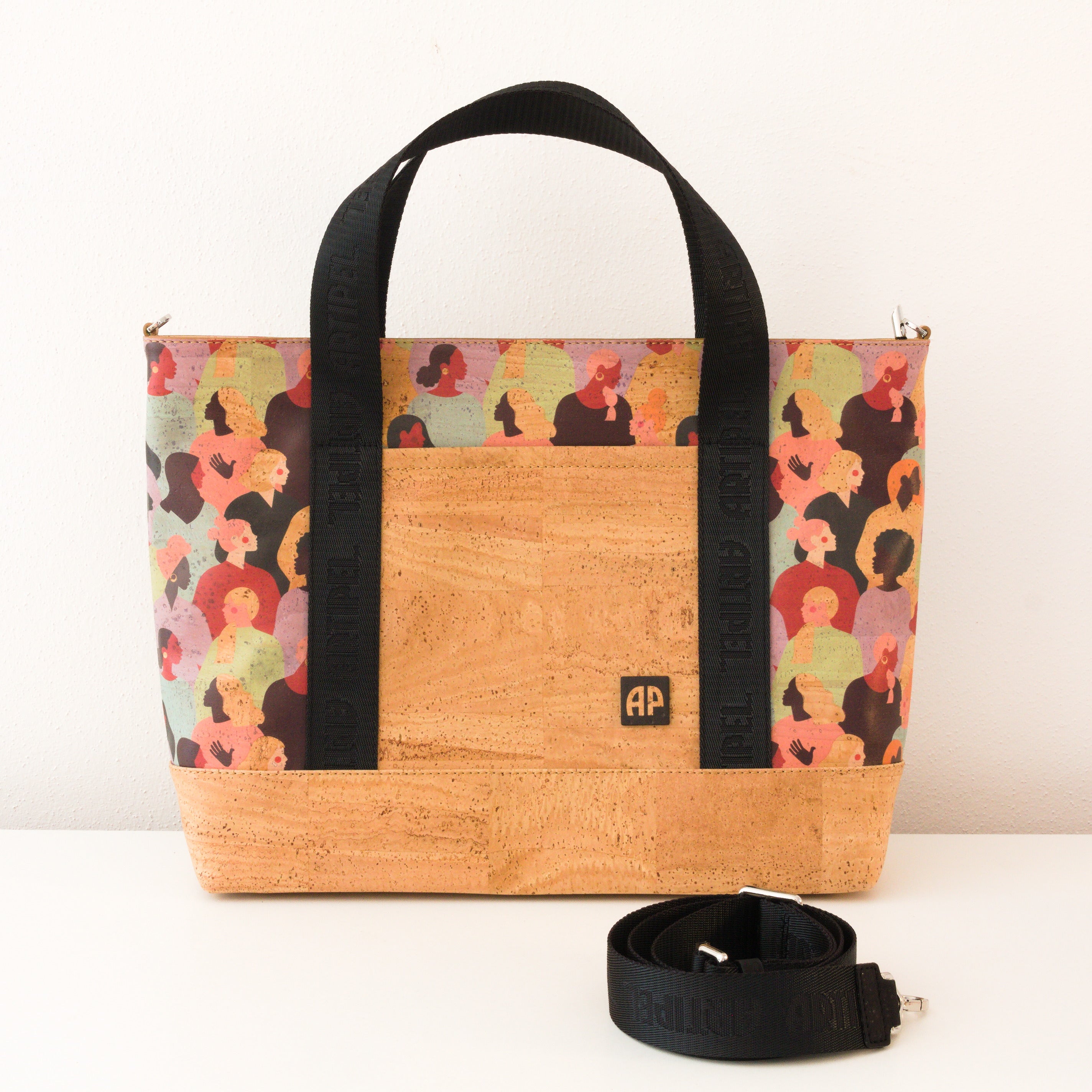 Kork Handtasche * in 2 Größen und 2 Designs * Vegan * Umhängetasche für Frauen * Crossbody * Shopper * handmade in Portugal