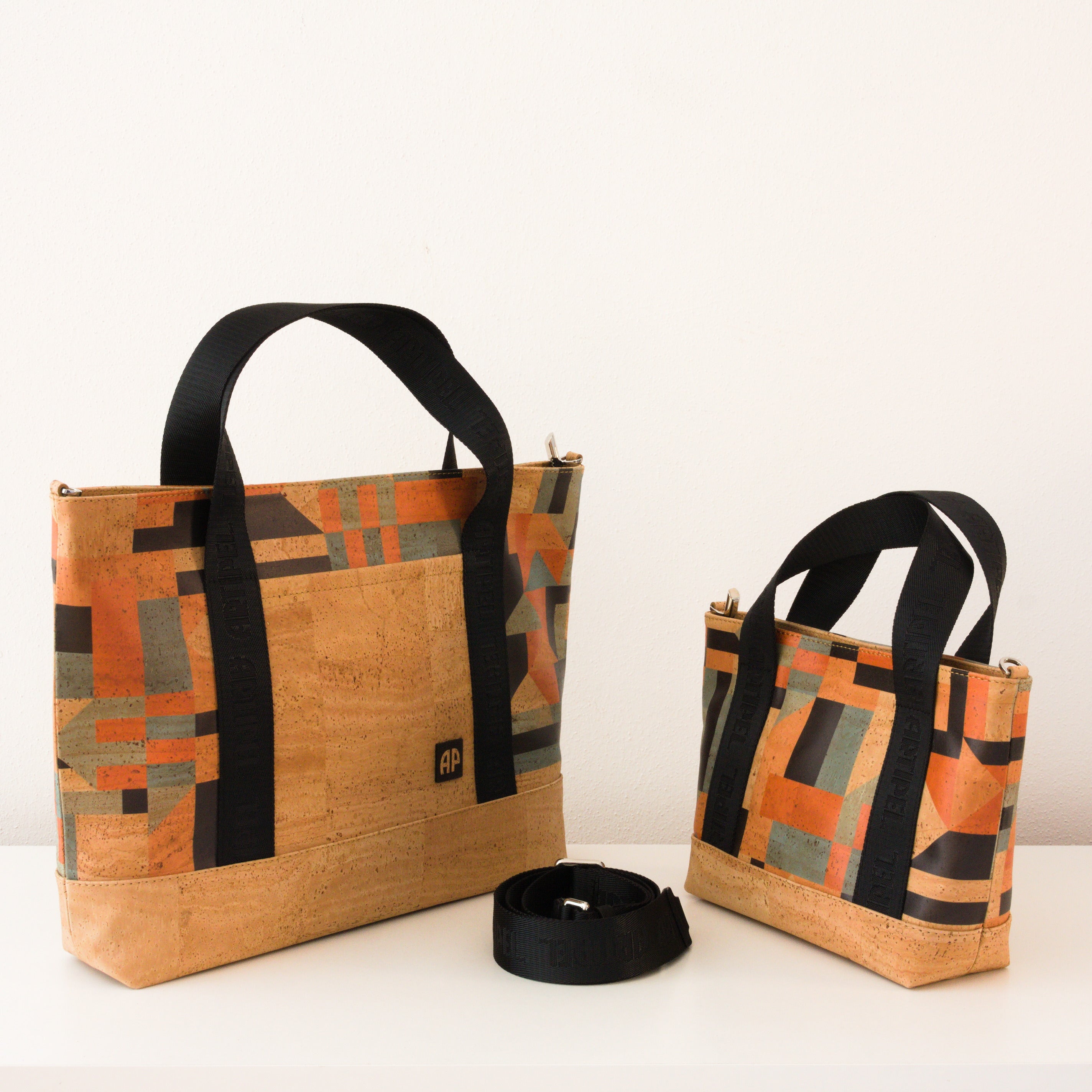 TOP gift idea * cork handbag * in 2 designs and 2 sizes * vegan * shoulder bag women * crossbody * shopper * handmade in Portugal