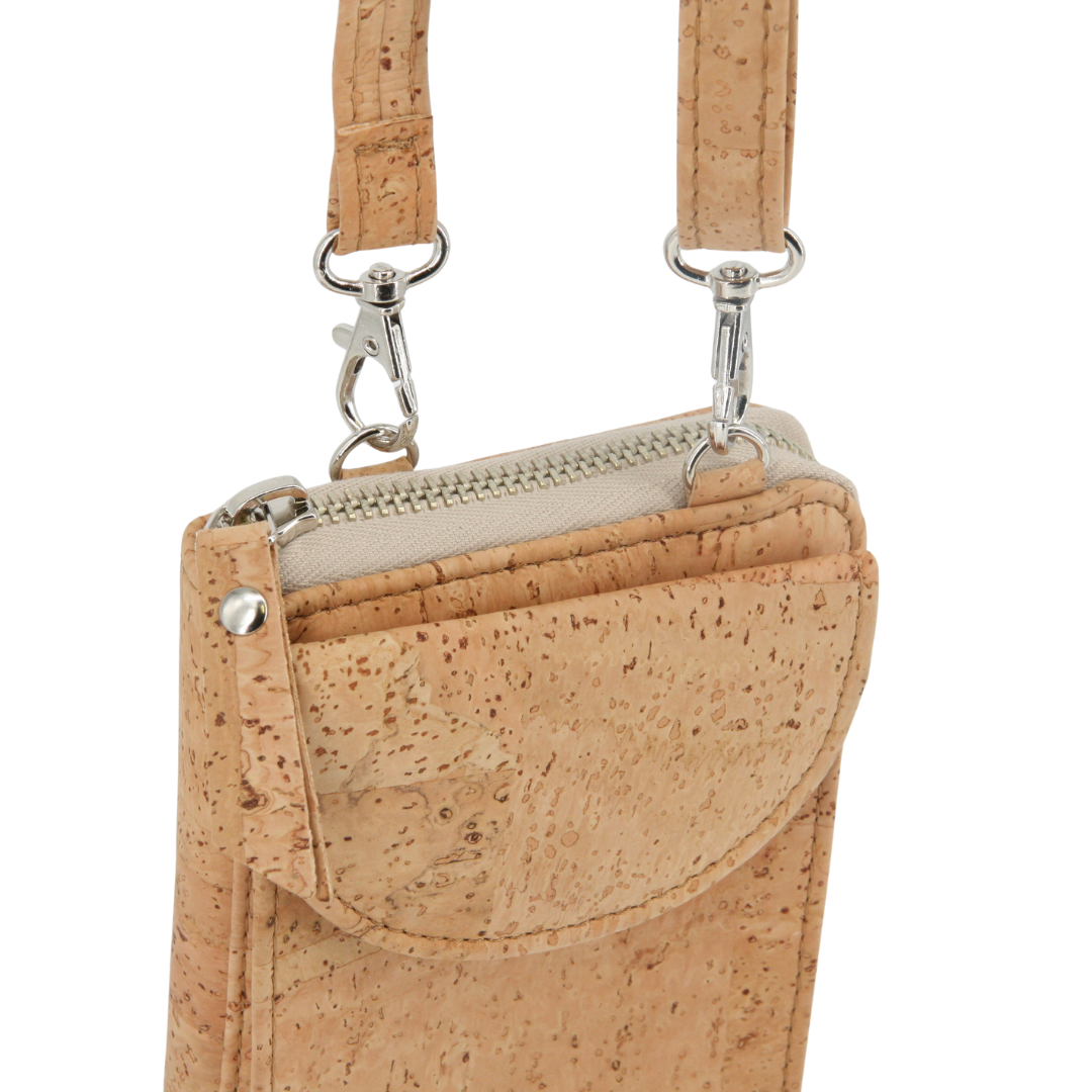 Cork mobile phone bag * different colors * vegan * crossbody mobile phone bag * handmade in Portugal