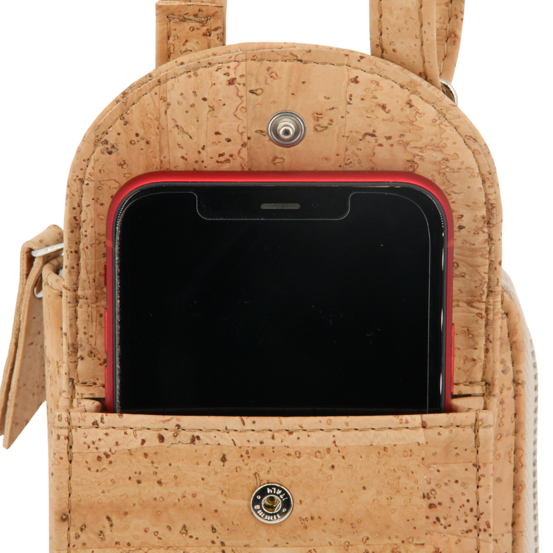 Cork mobile phone bag * different colors * vegan * crossbody mobile phone bag * handmade in Portugal