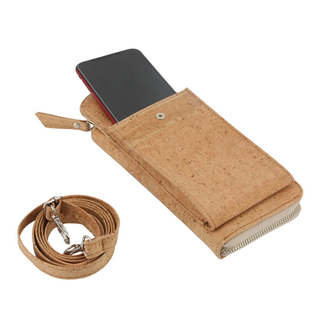Cork mobile phone bag * different colors * vegan * crossbody mobile phone bag * handmade in Portugal