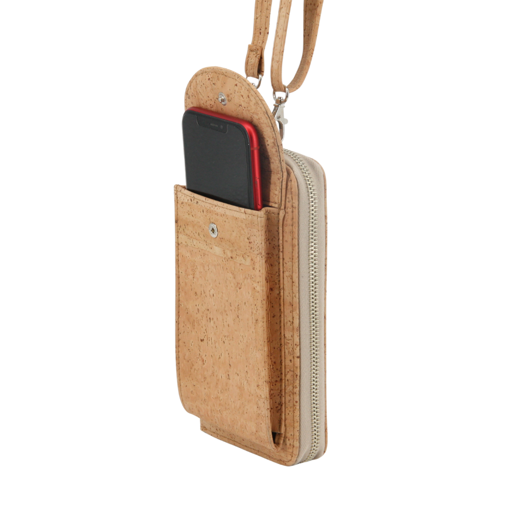 Cork mobile phone bag * different colors * vegan * crossbody mobile phone bag * handmade in Portugal